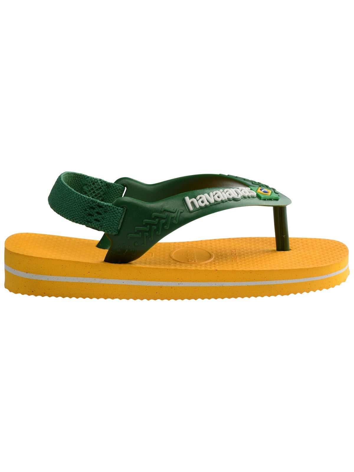 HAVAIANAS Infradito Bambini e ragazzi Hav. Baby brasil logo II 4140577.2151 POP YELLOW/AMAZON gioboutiqueweb