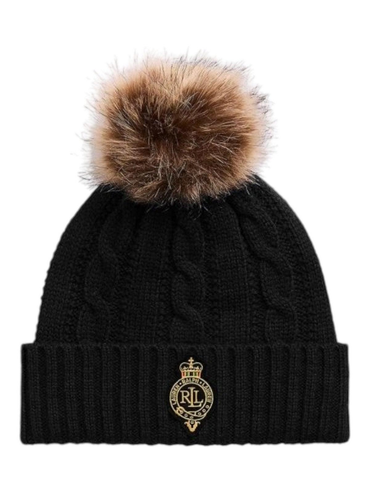 LAUREN RALPH LAUREN Cappello Donna 454960081 002 Nero gioboutiqueweb