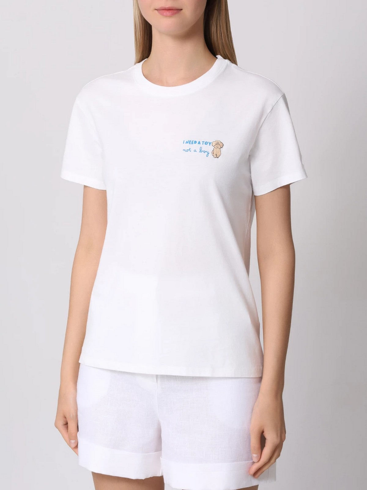 MC2 SAINT BARTH T-shirt Donna EMILIE 06044H Bianco