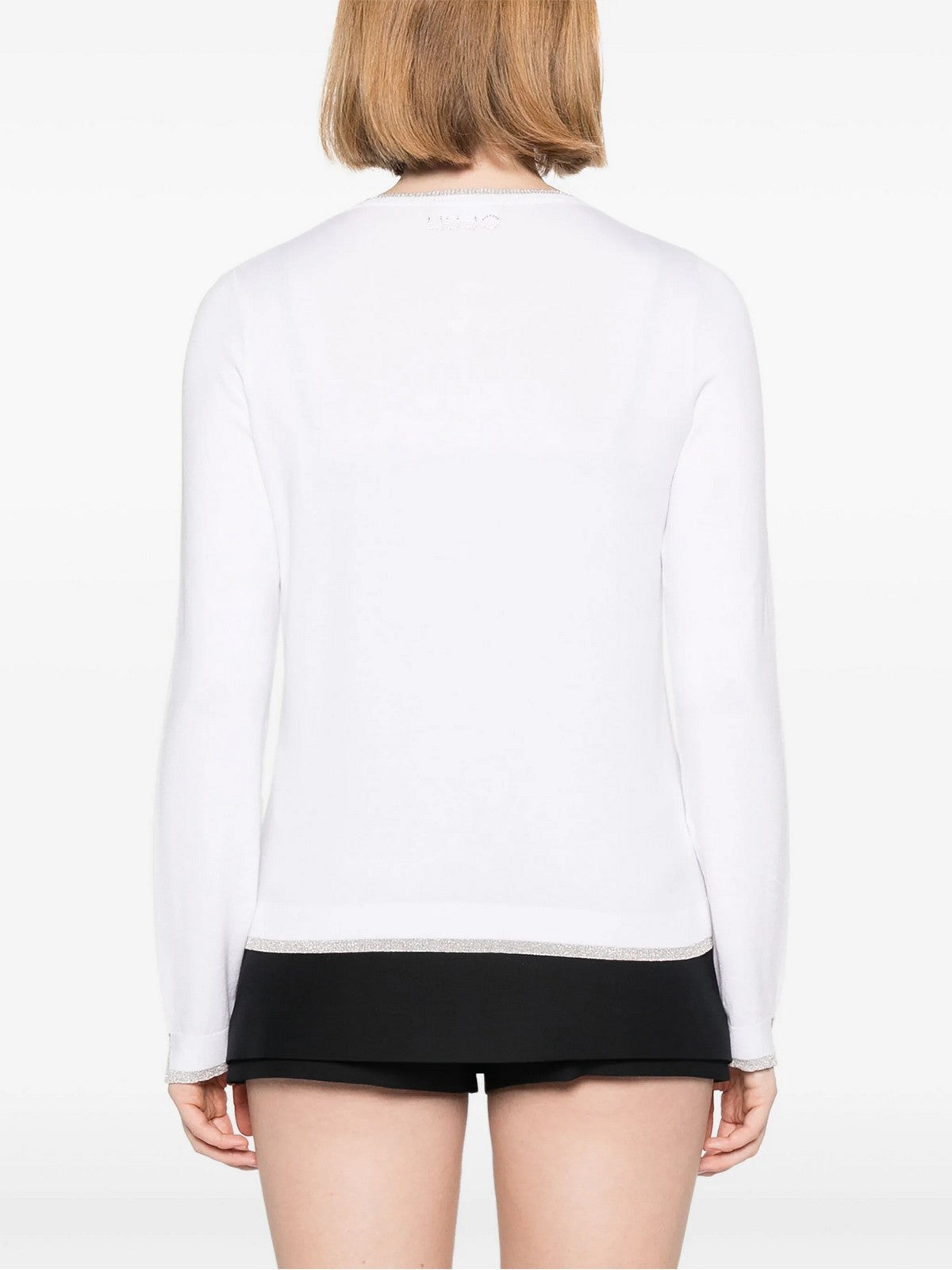 Liu Jo White Cardigan femme ma4076ms49i 11111 blanc