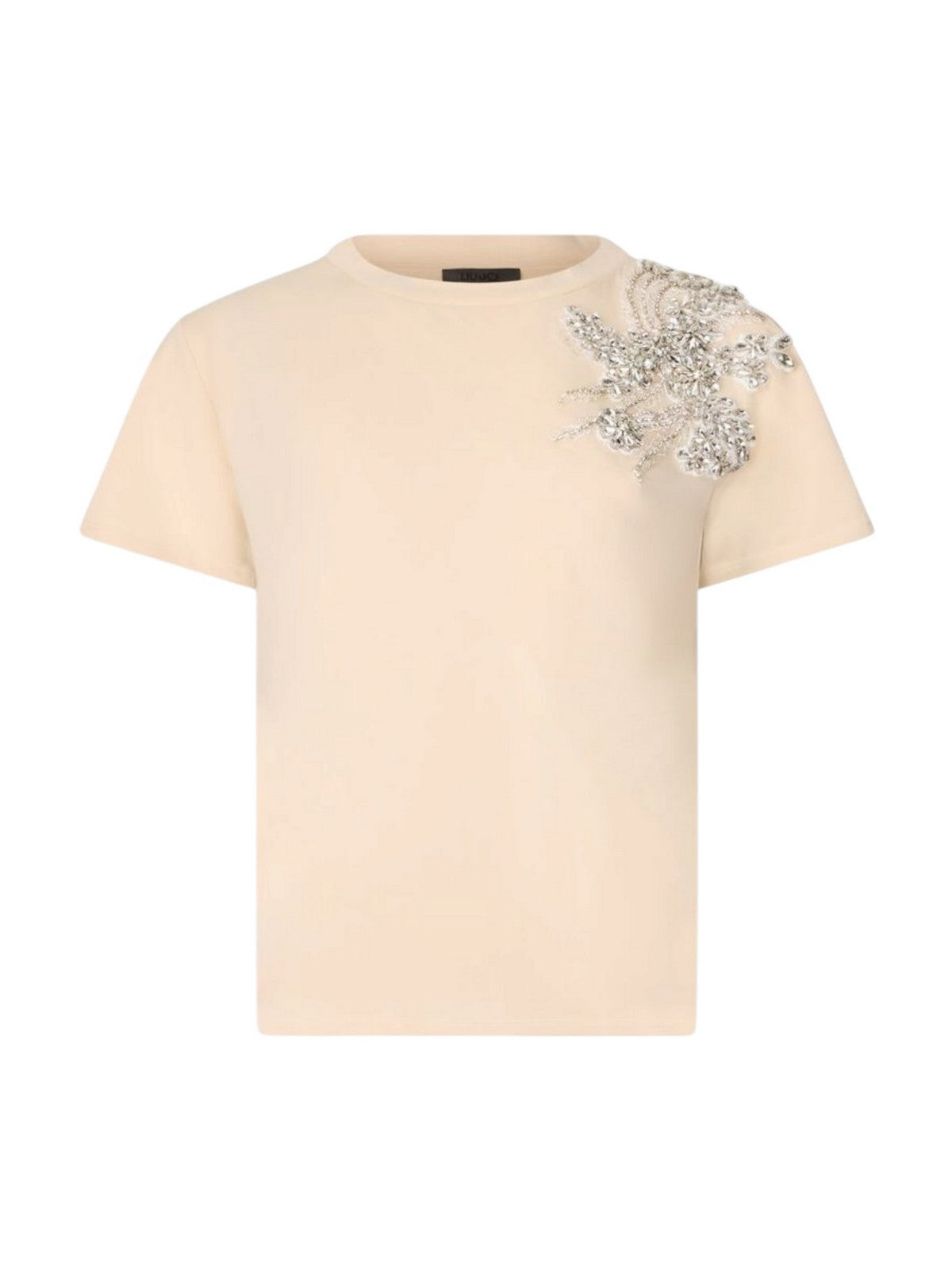 LIU JO BLACK T-shirt Donna CA6010J3868 L9089 Cappuccino lt.ston.w