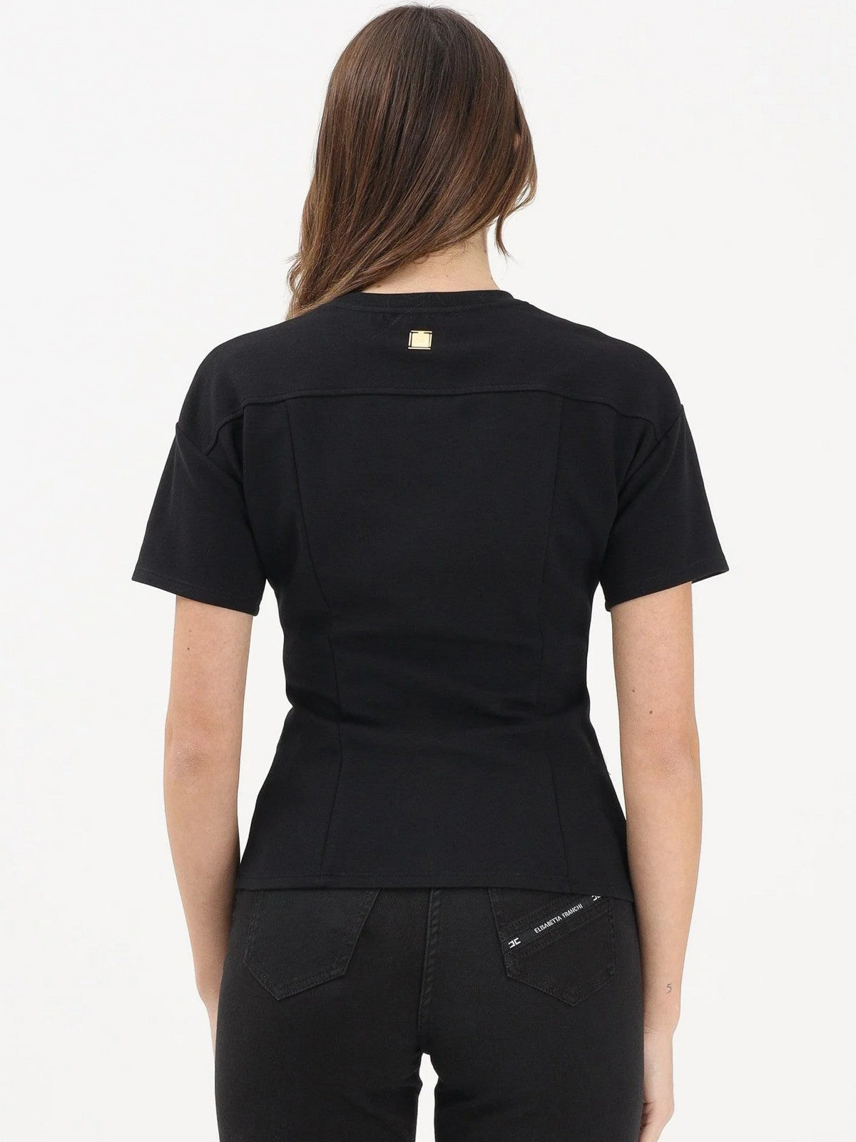 ELISABETTA FRANCHI T-shirt Donna MA00461E2 110 Nero