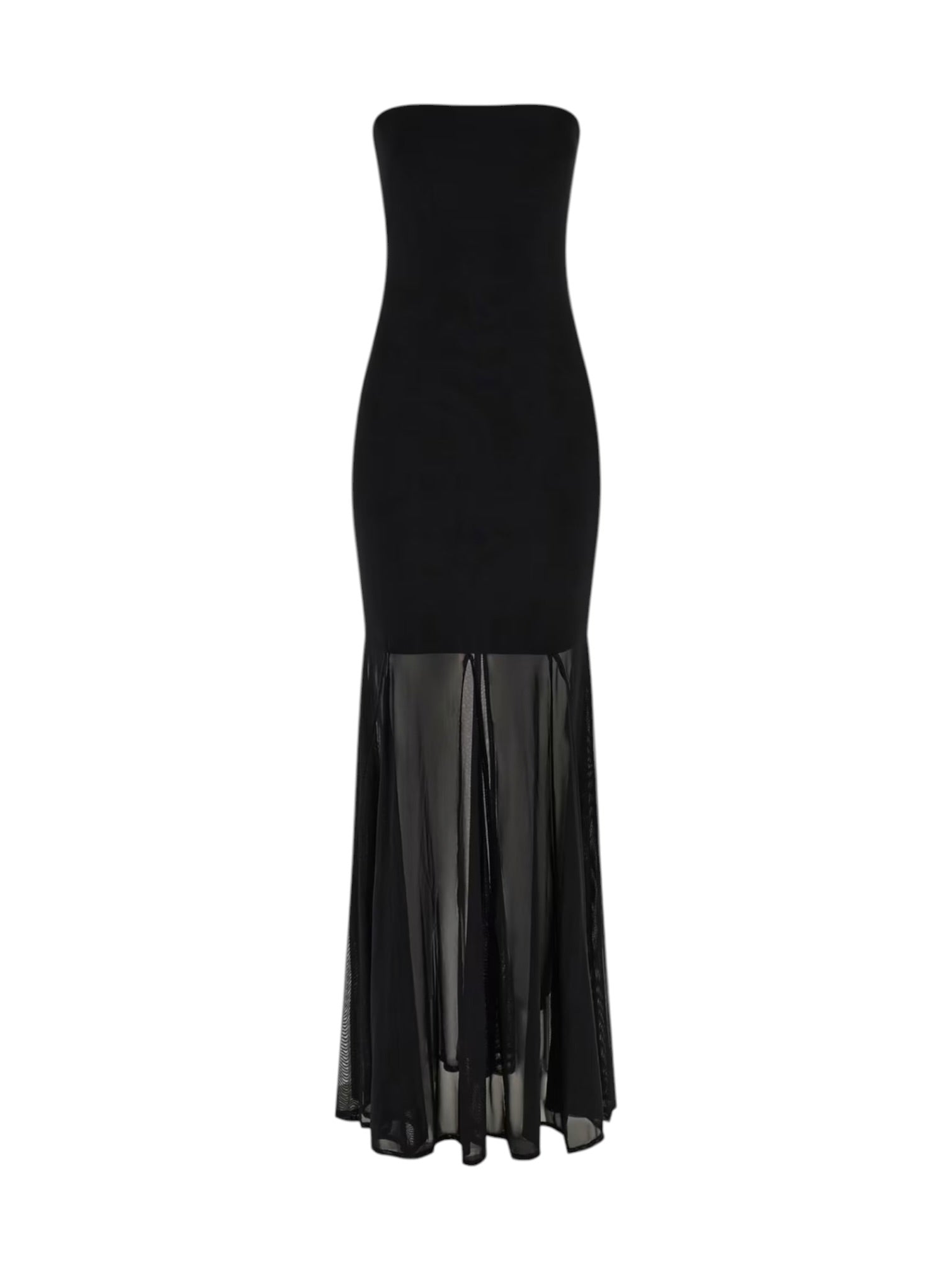 MARCIANO Abito Donna FLOR STRAPLESS BANDAGE MAXI G6GK55 Z0664 JBLK Jet Black A996