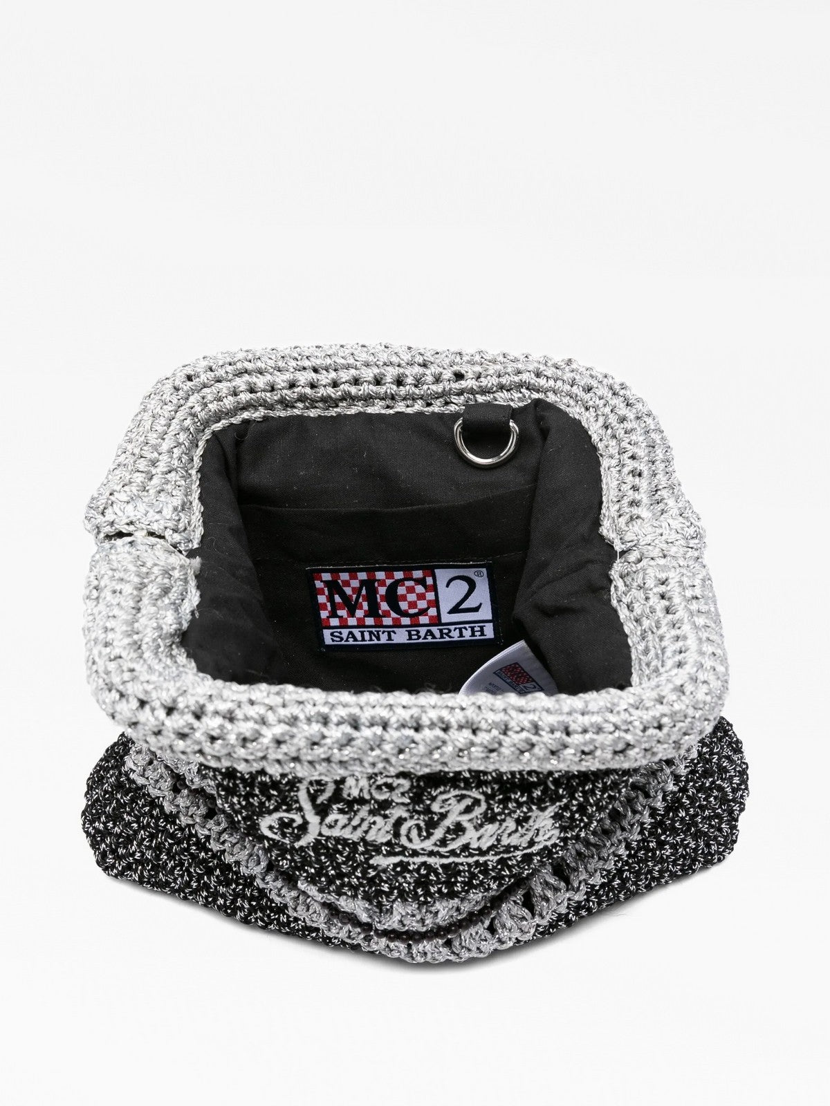 MC2 SAINT BARTH Borsa Donna CROCHET POUCH N 00894L NERO
