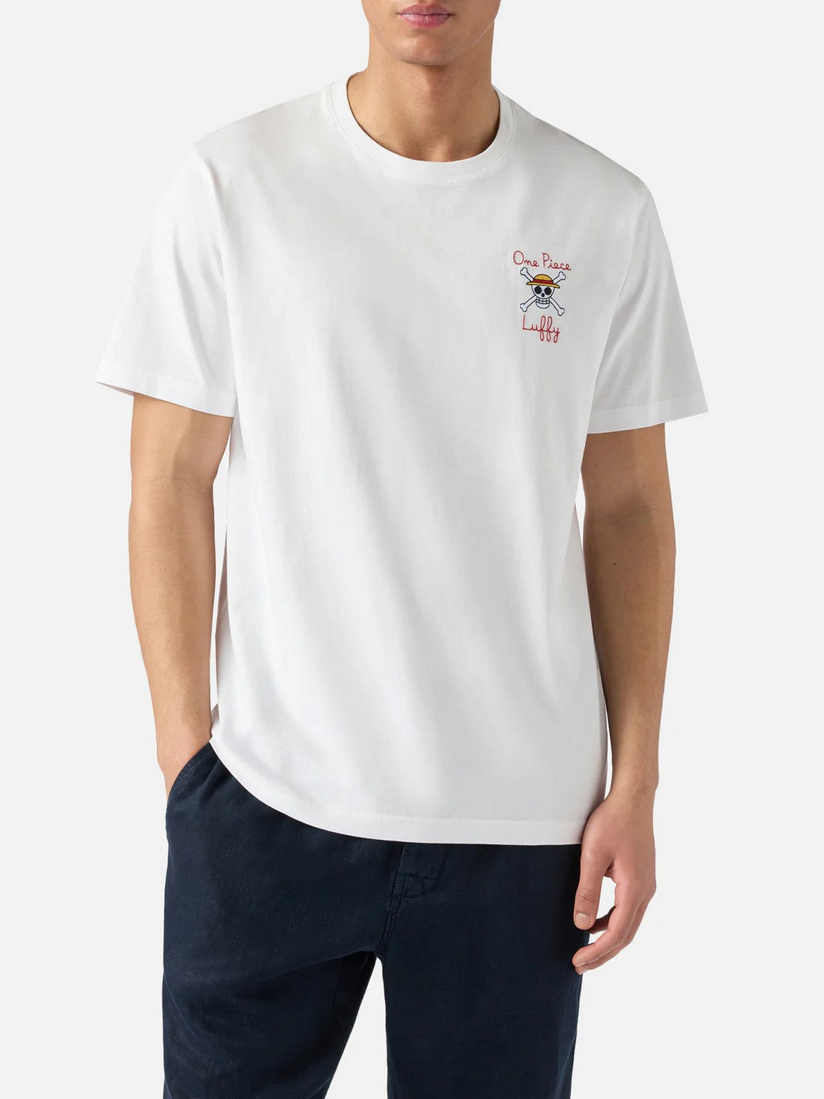 MC2 SAINT BARTH T-shirt Uomo PORTLAND 03982L ONE PIECE TREASURE 01N EMB