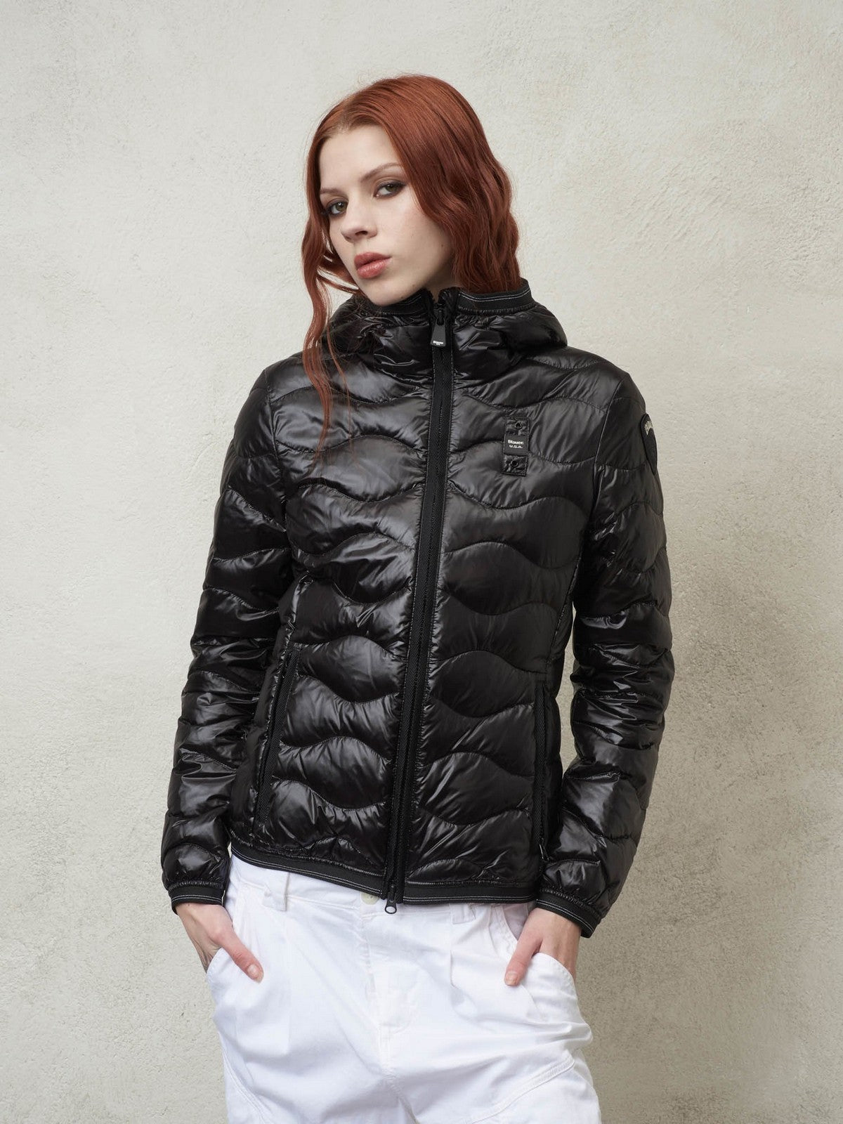 Blauer Duvet Frau 24SBLDC03051 005050 999 Schwarz