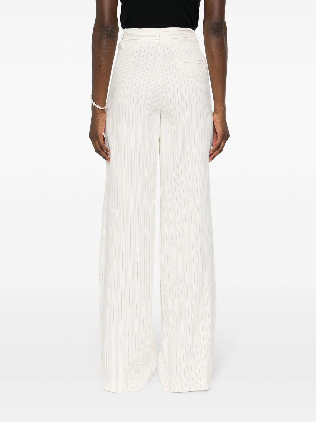 Liu Jo Black Pantalone Femme CA4321T3790 N9037 White