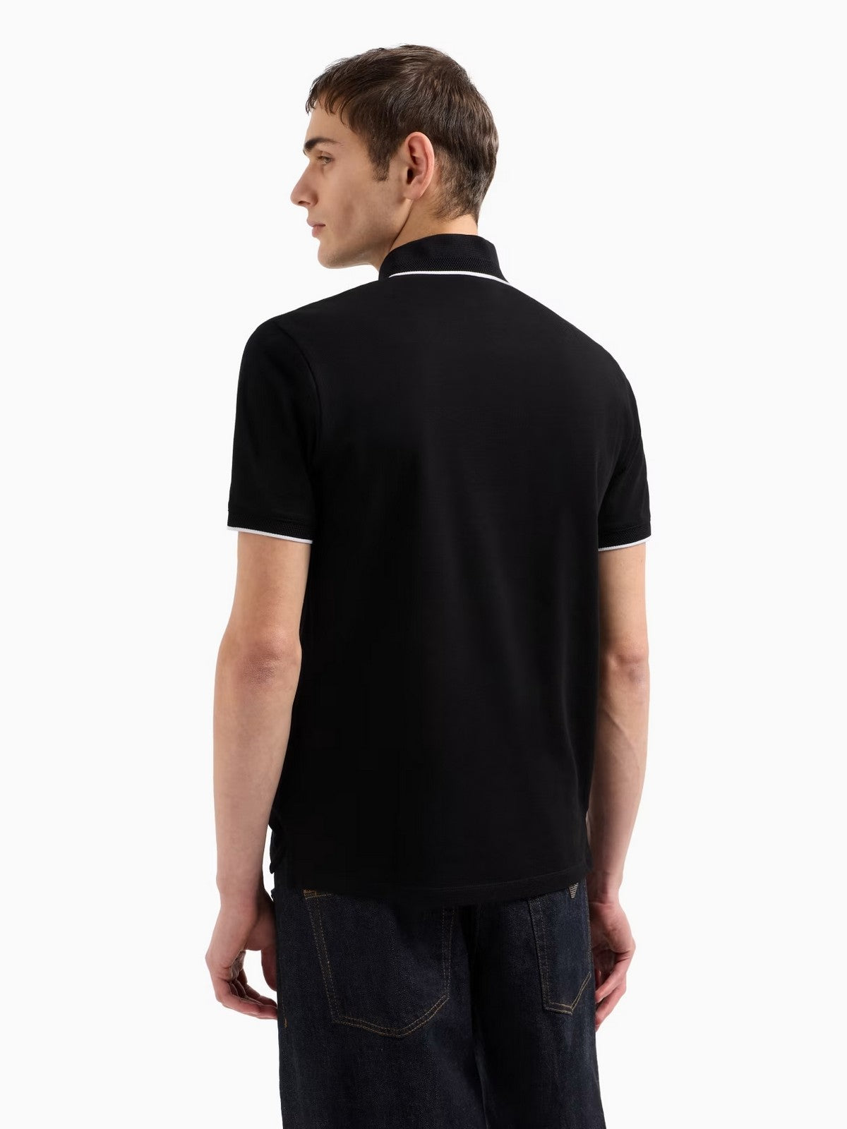 EMPORIO ARMANI Polo Uomo EM000858 AF12955 UC001 Nero