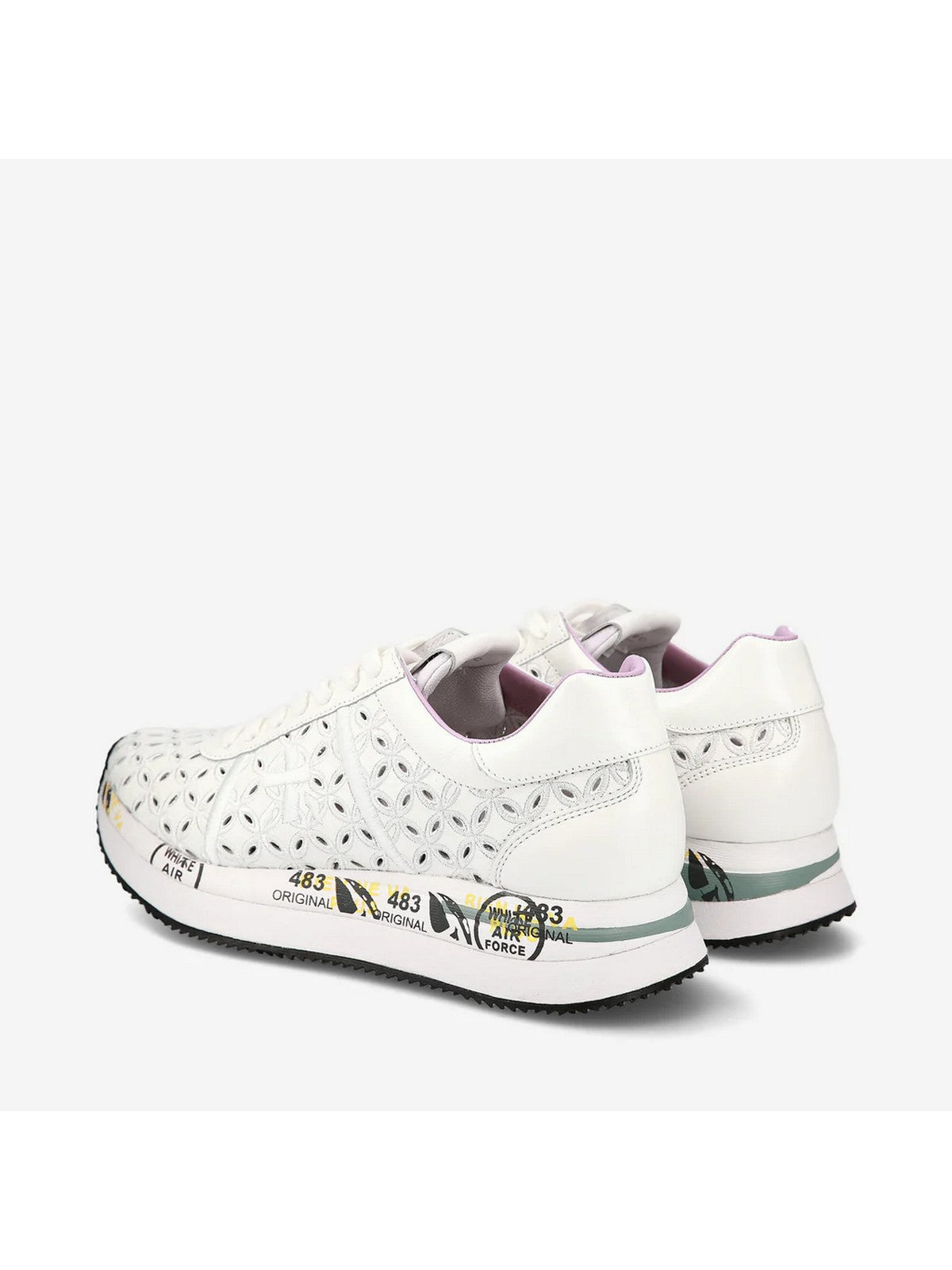 PREMIATA Sneaker Donna CONNY VAR 6749 Bianco gioboutiqueweb
