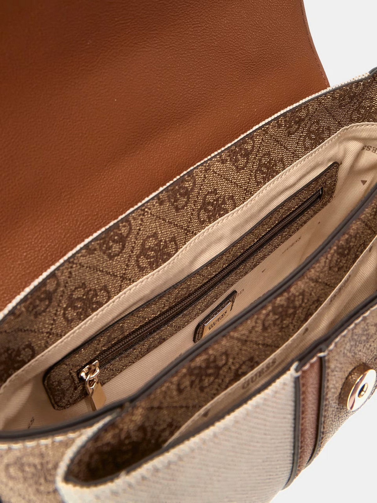 GUESS Borsa Donna Canvas Ii Small Tote HWAG93 37200 NLL Marrone gioboutiqueweb