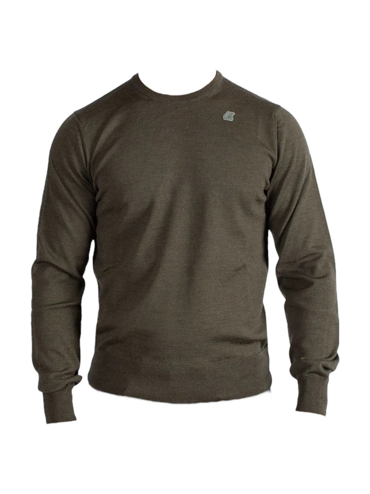 K-WAY Maglione Uomo Sebastien merino K2142EW WMR GREEN BLACKISH gioboutiqueweb