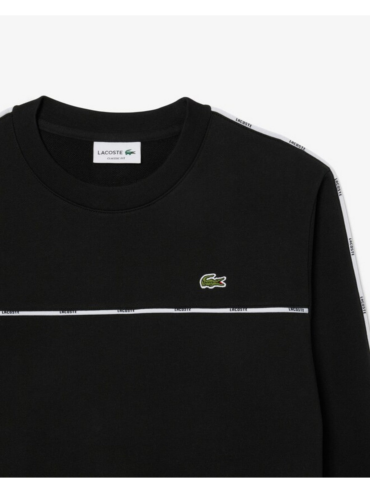 LACOSTE Felpa Uomo SH9818 031 Nero gioboutiqueweb