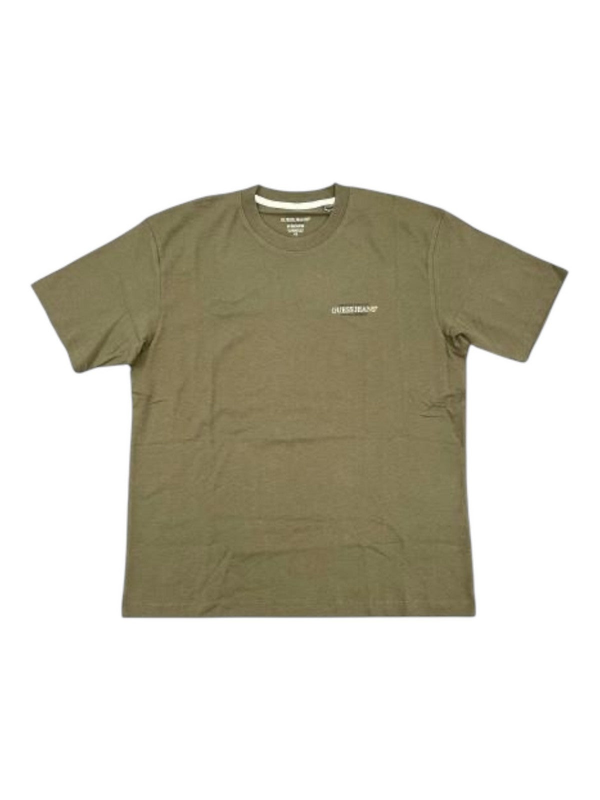 GUESS T-shirt Uomo GJ SS CN OS AMERICAN TRAD TEE M4BI75 K8FQ4 G8EV OLIVE LIGHT GREEN
