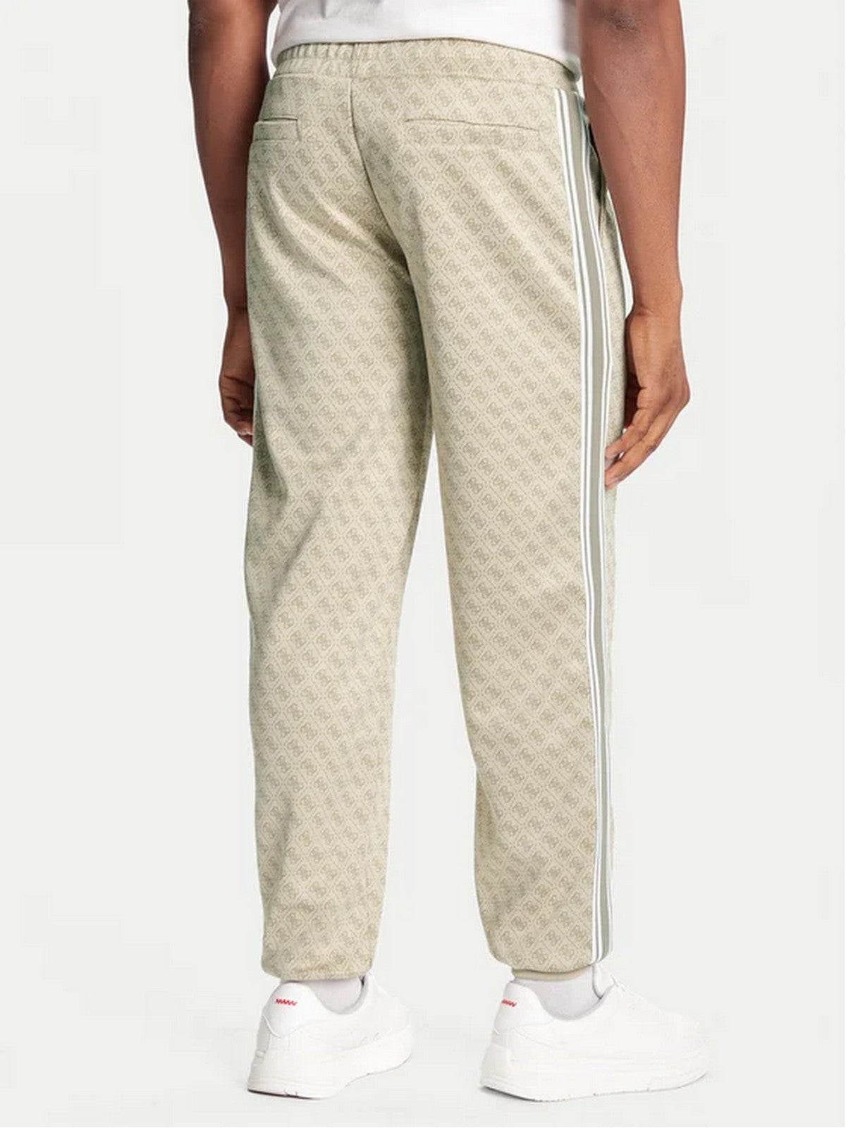 GUESS SPORT Pantalone Uomo PARIMO 4G CUFFED PANT Z5BB19 K2042 FJ9O 4G JACQUARD LIGHT MI