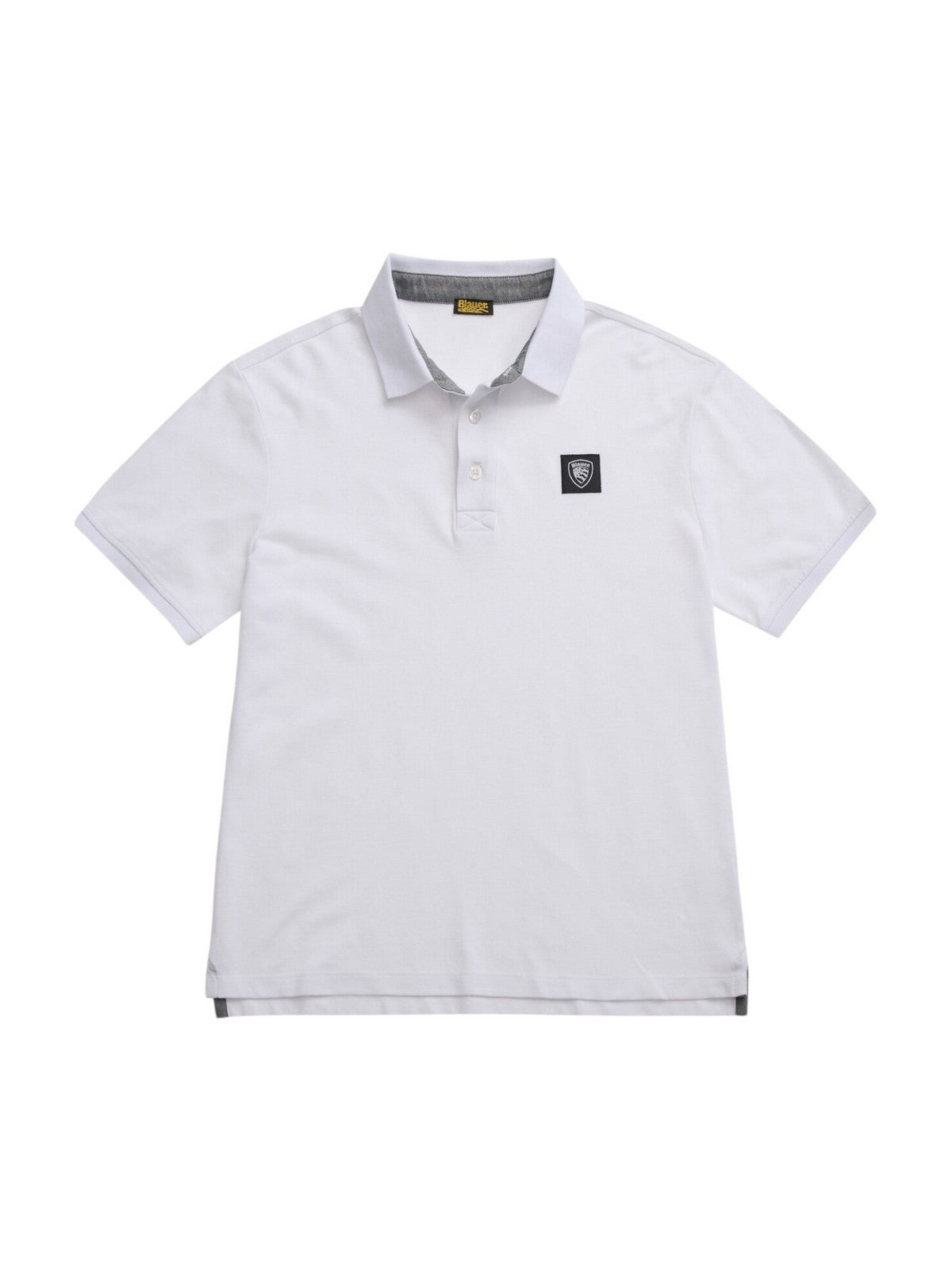 BLAUER Polo Uomo ALBAN 25SBLUT02309 007125 100 Bianco gioboutiqueweb