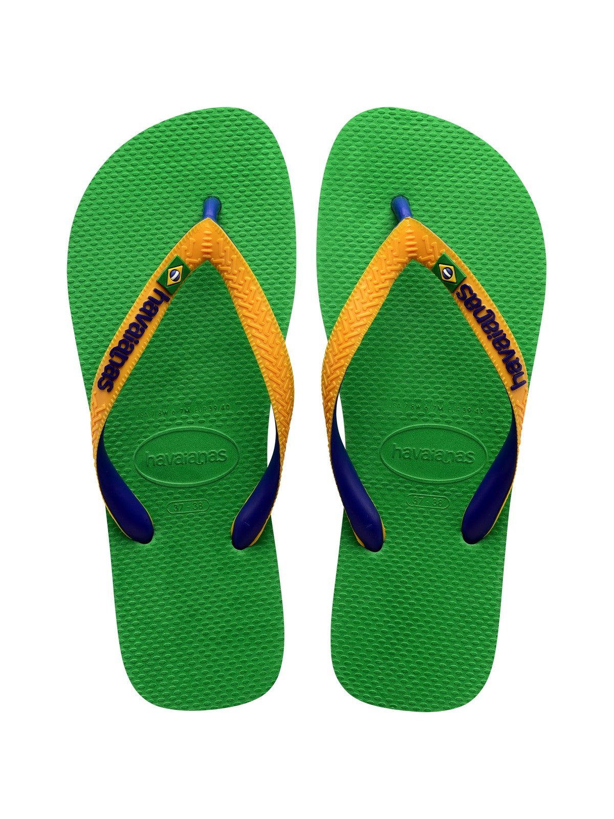 HAVAIANAS Infradito Unisex adulto Hav. Brasil mix 4123206.1985 Verde gioboutiqueweb