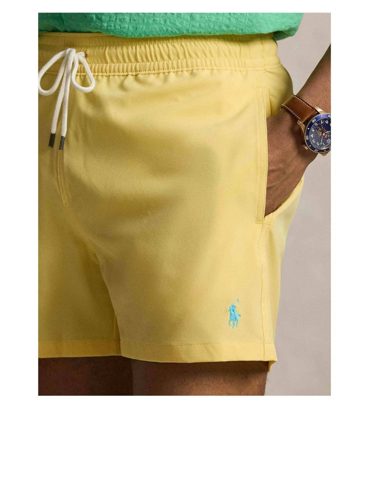 POLO RALPH LAUREN Costume da bagno Uomo WOVEN-TRUNK-SWIM BOTTOM 710B16721 006 CORN YELLOW