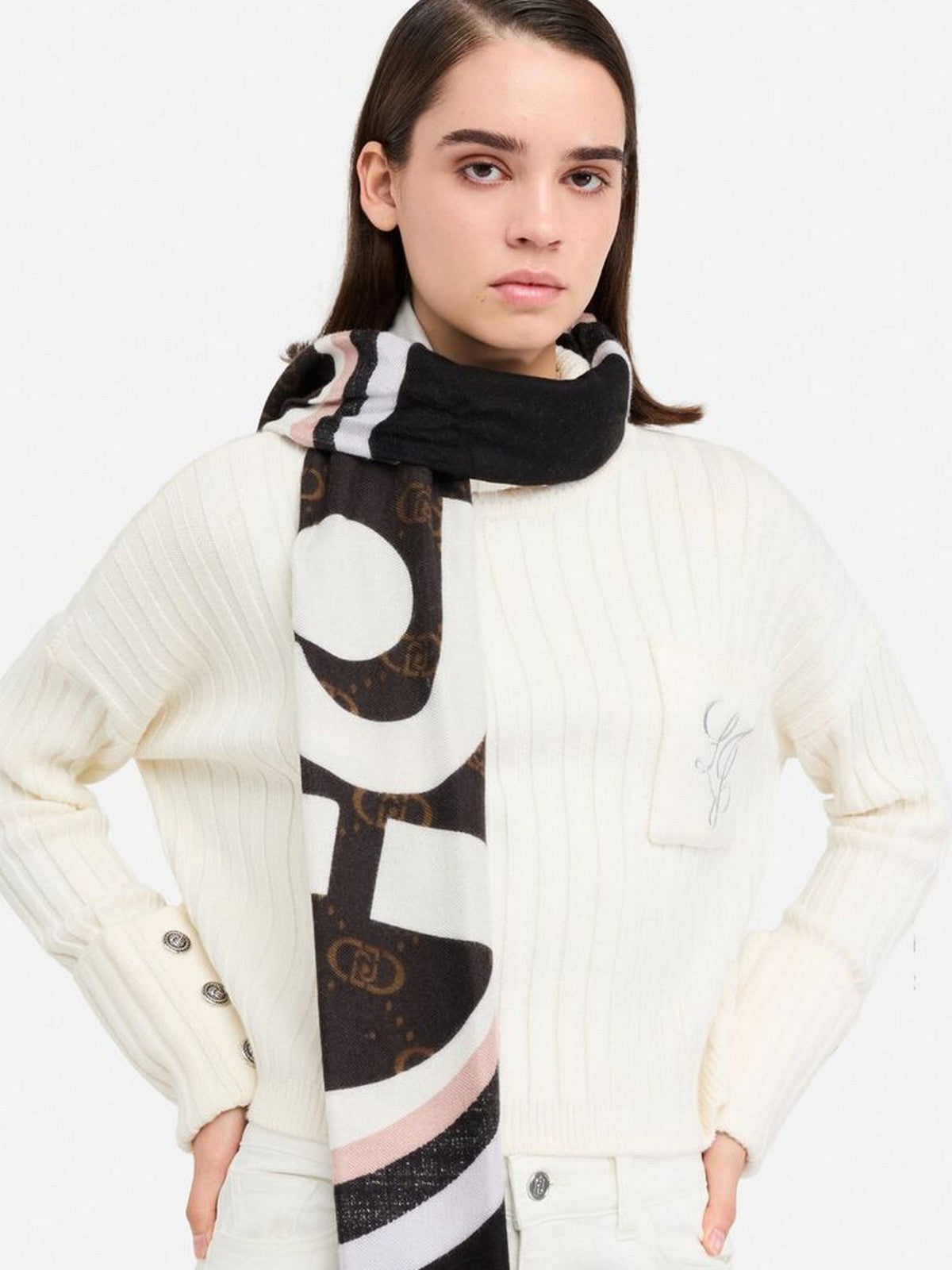 LIU JO SOFT Stola Donna 2F5082T0300 22222 Nero