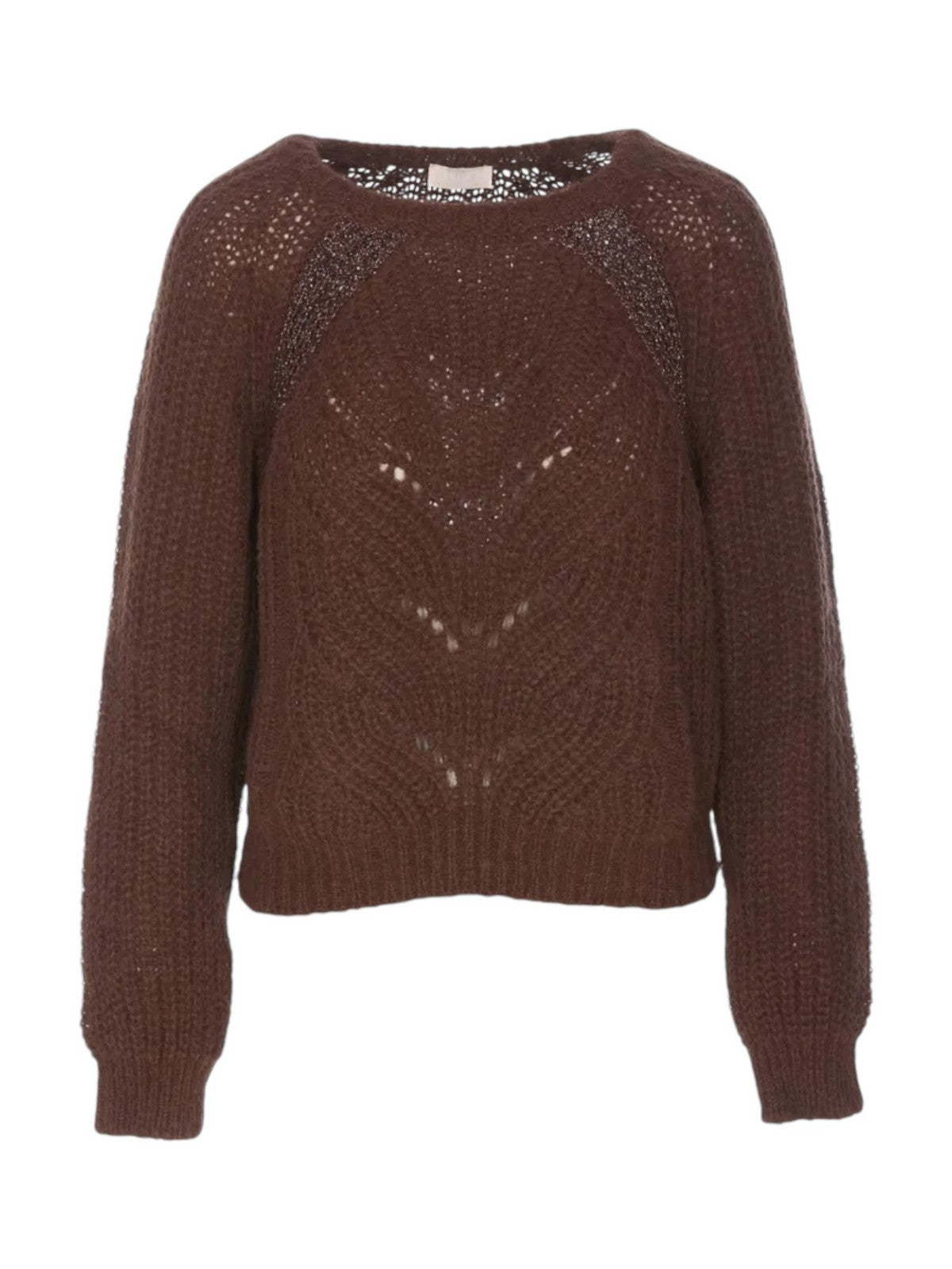 LIU JO WHITE Maglione Donna WF4527MAG71 91218 Marrone gioboutiqueweb