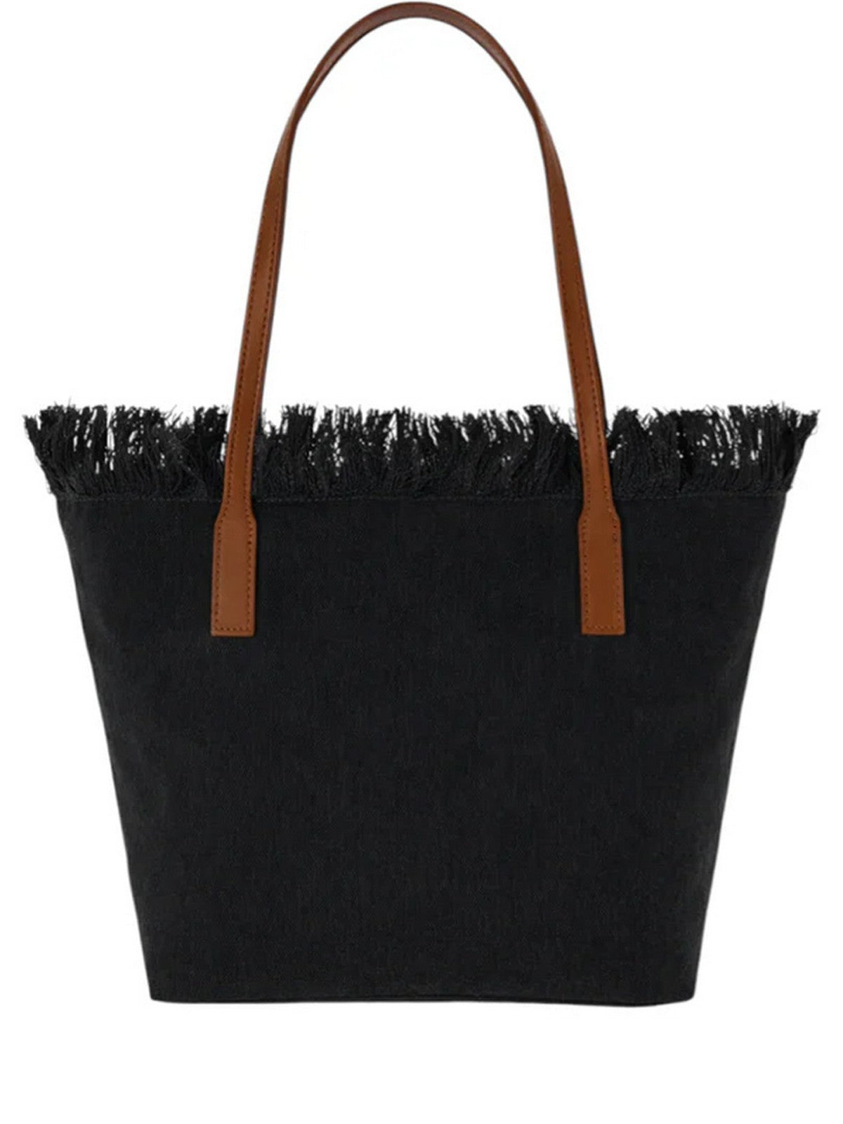 MC2 SAINT BARTH Borsa Donna CITY BAG MID FRINGE 01740L CANVAS 00 EMB