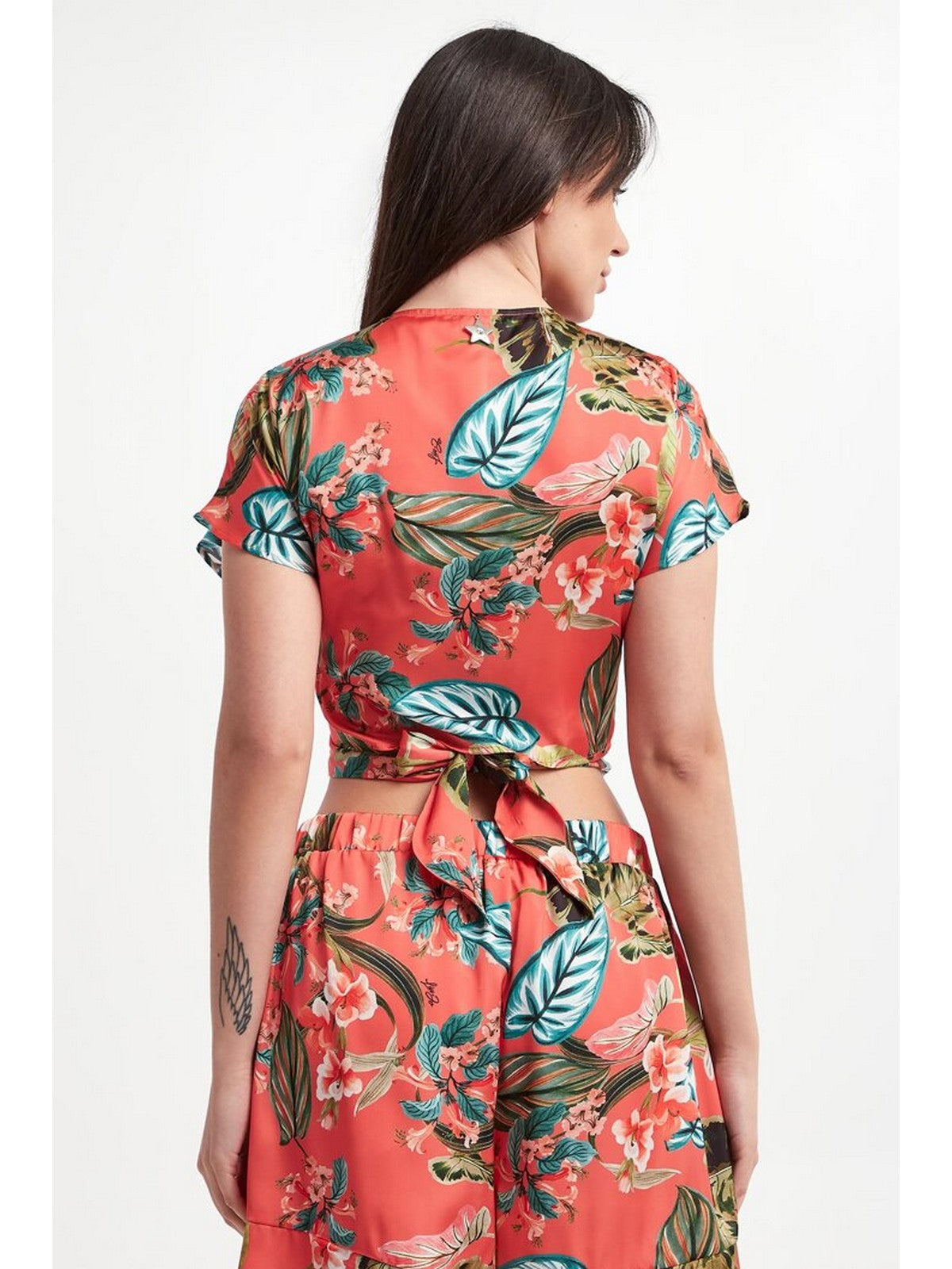 LIU JO BEACHWEAR Top Donna VA4120TS806 N9075 Rosso