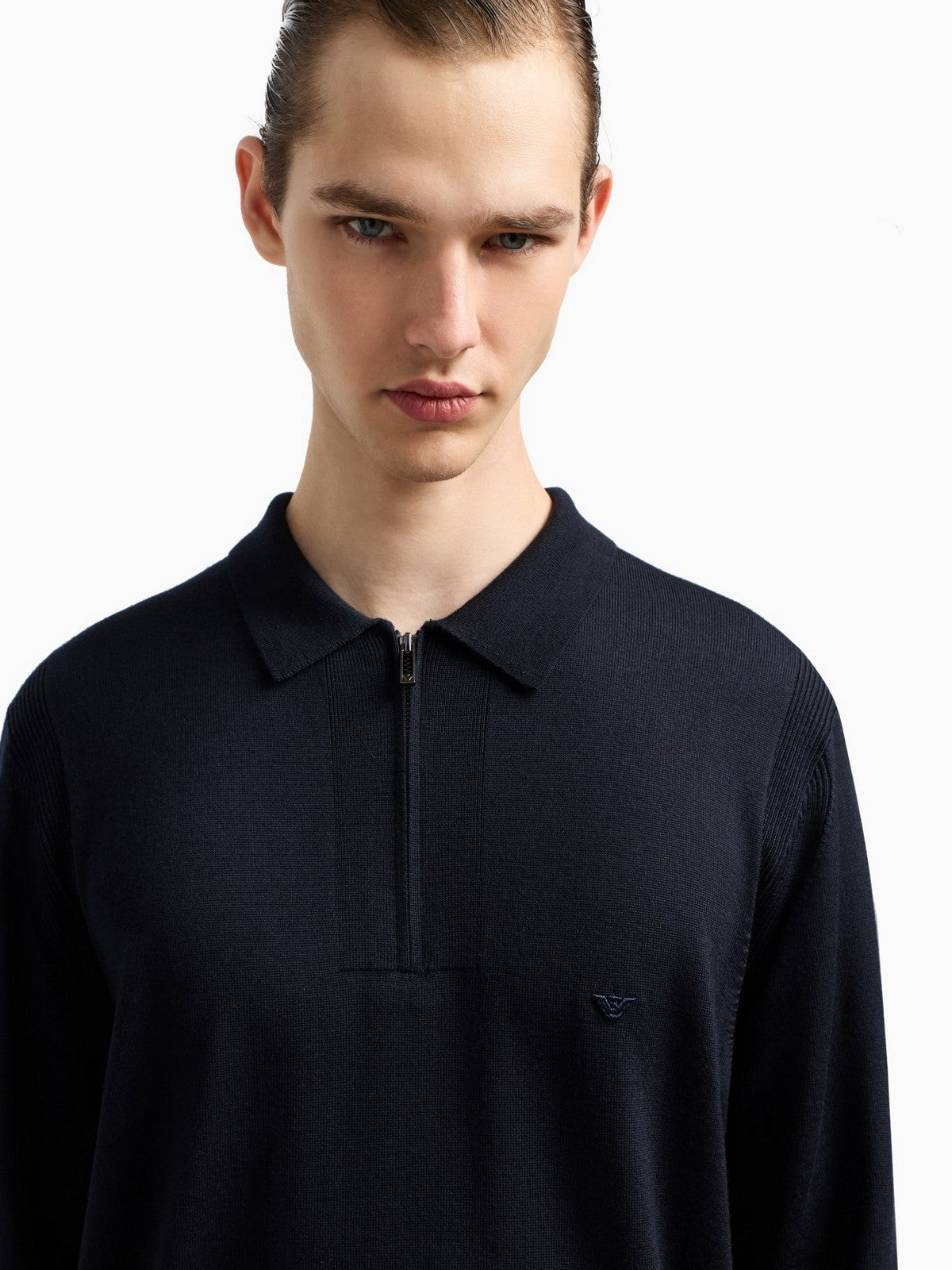 EMPORIO ARMANI Herrenpullover EM001512 AF14158 UB118 ICONIC 0920 NAVY BLUE EA