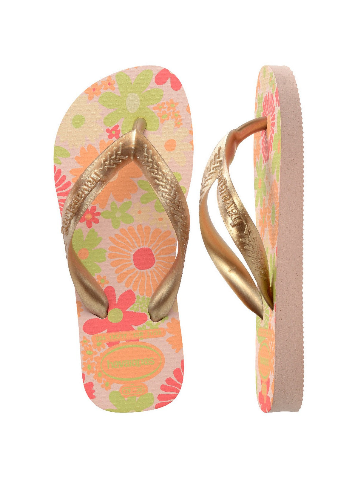 HAVAIANAS Infradito Bambine e ragazze Hav. Kids Flores 4000052.0076 Rosa gioboutiqueweb