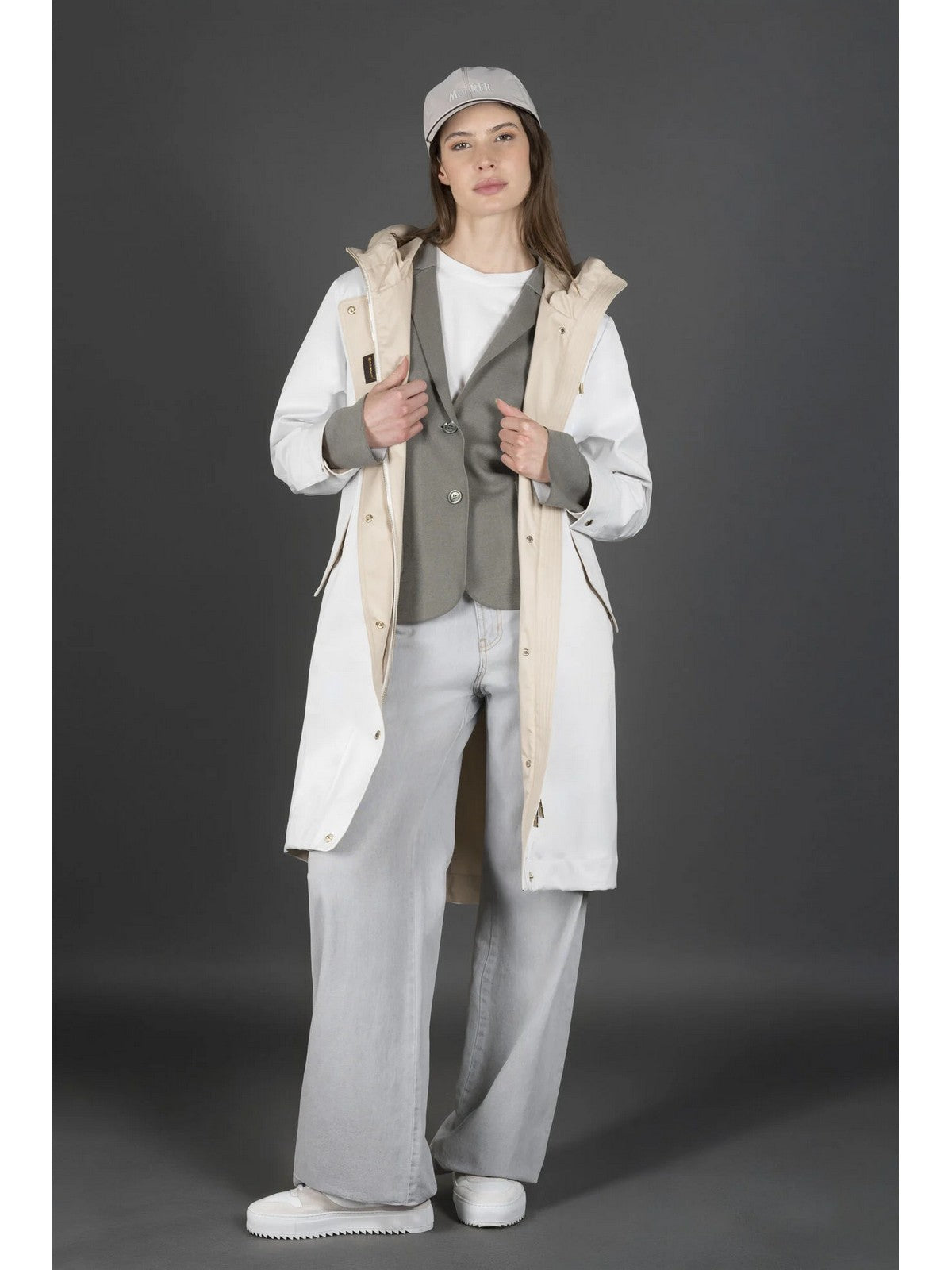 MOORER parka Donna MOLLY-ADB MODPA100741 TEPA136 Beige gioboutiqueweb
