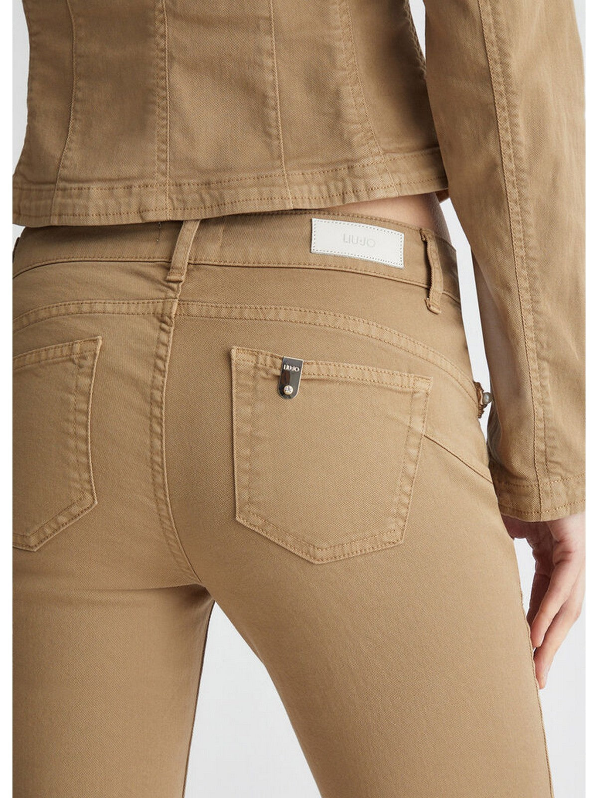 Liu Jo White Woman Pantalone M4277T3489 71022 Beige