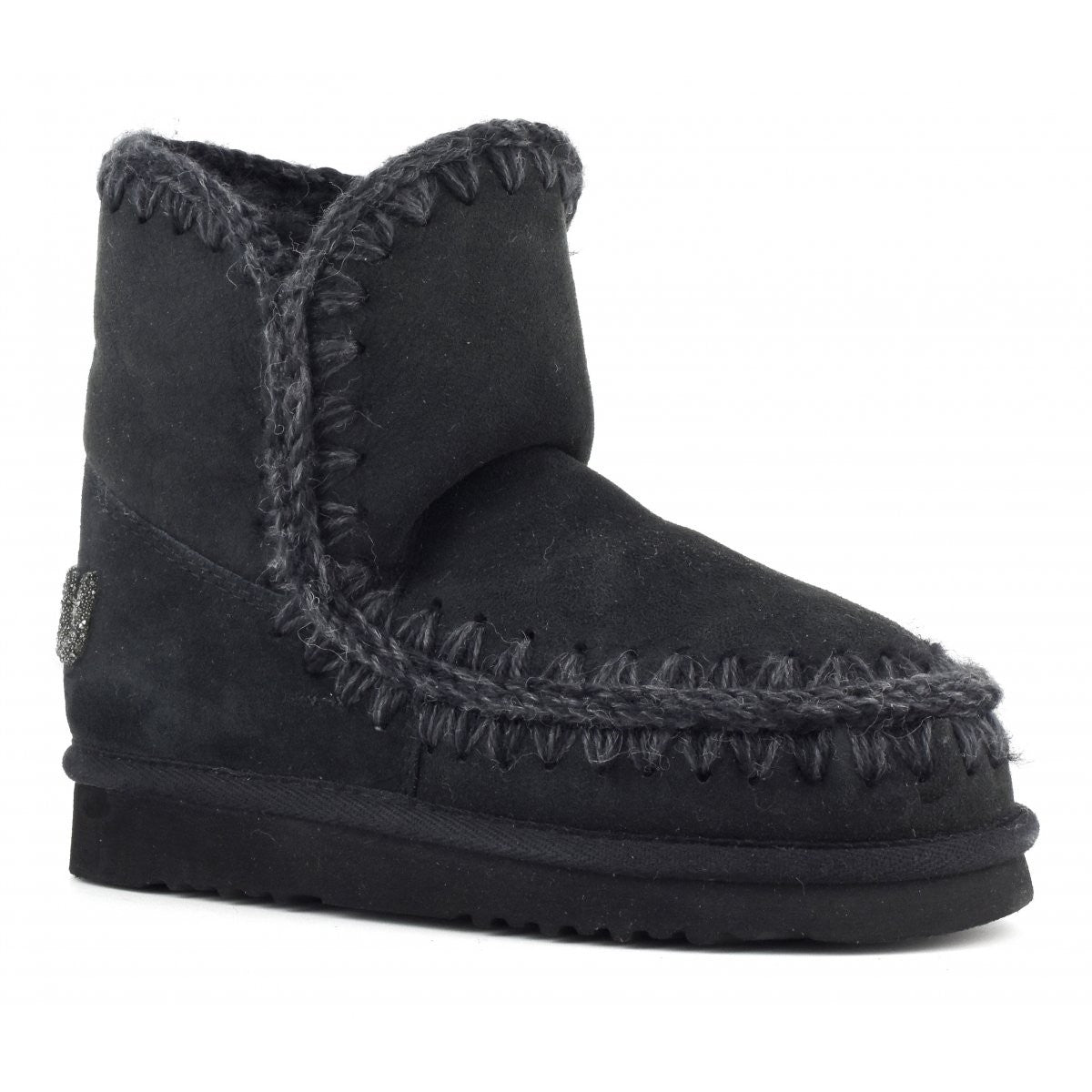 MOU Stivali e Stivaletti Donna ESKIMO 18 GLITTER LOGO MU.FW101050A BKBK BLACK