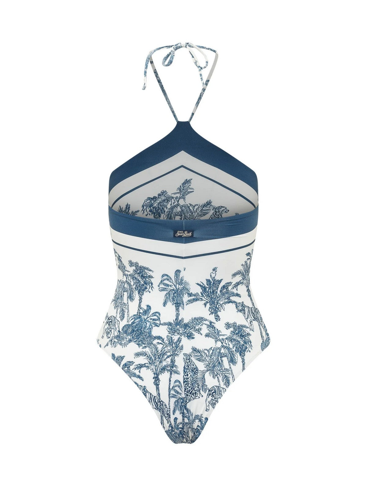 MC2 SAINT BARTH Costume da bagno Donna MERYEM 09091L BLUE SAFARI 1036