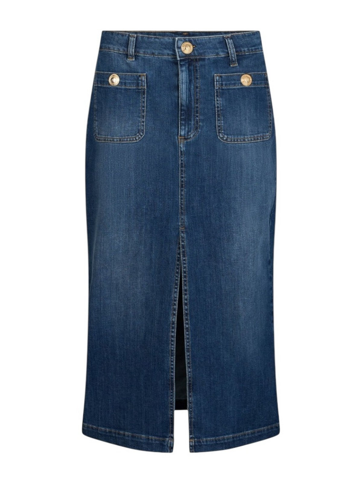 LIU JO BLUE DENIM Gonna Donna UA6259D0275 78988 Den.Blue dk.buttons