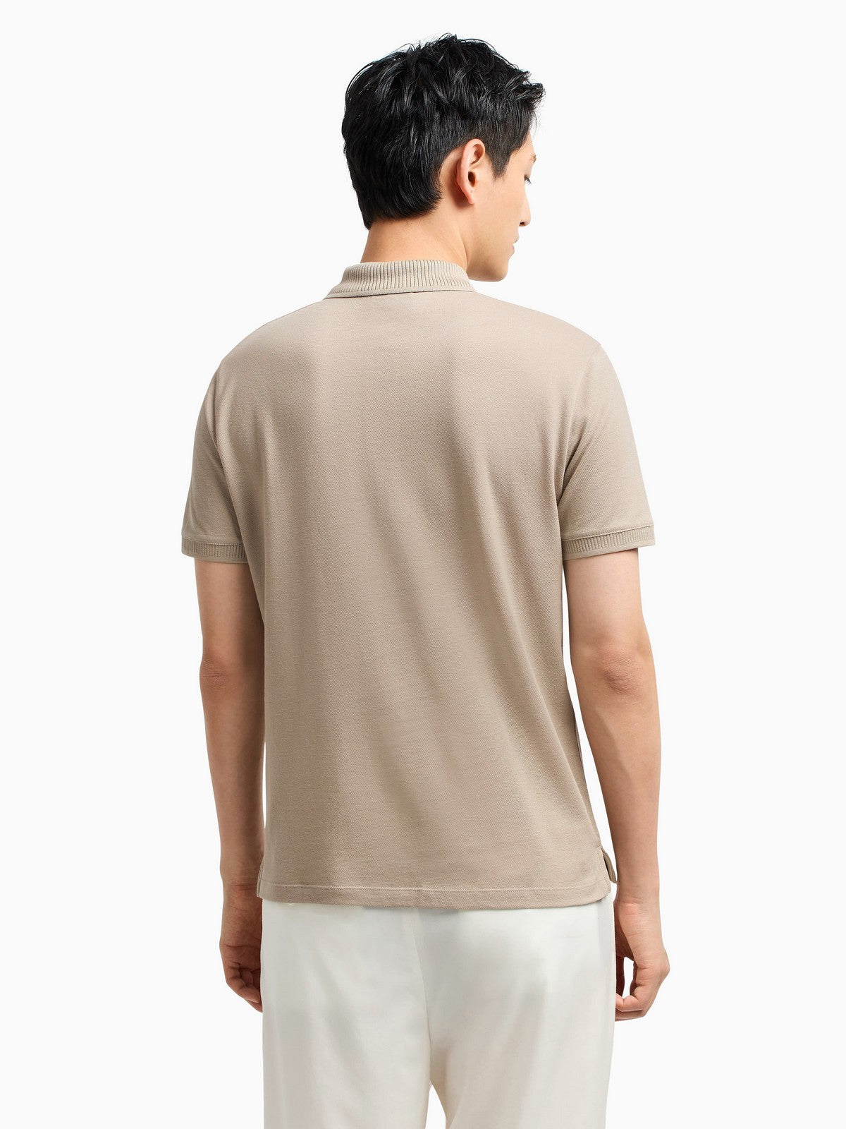EMPORIO ARMANI Polo Uomo EM000850 AF12955 U6167 Beige gioboutiqueweb