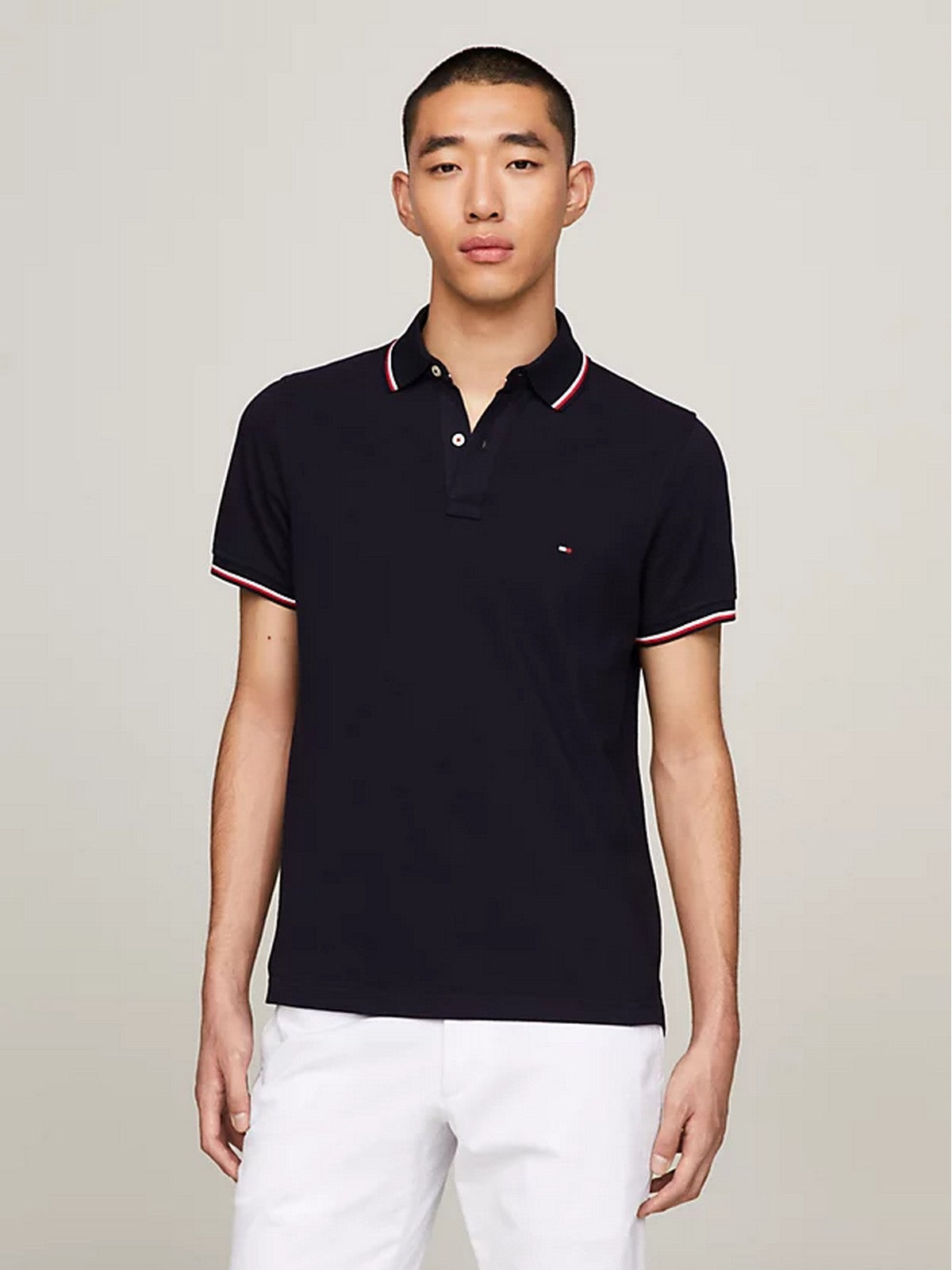 TOMMY HILFIGER T-Shirt e Polo Uomo MW0MW13080 DW5 Blu gioboutiqueweb