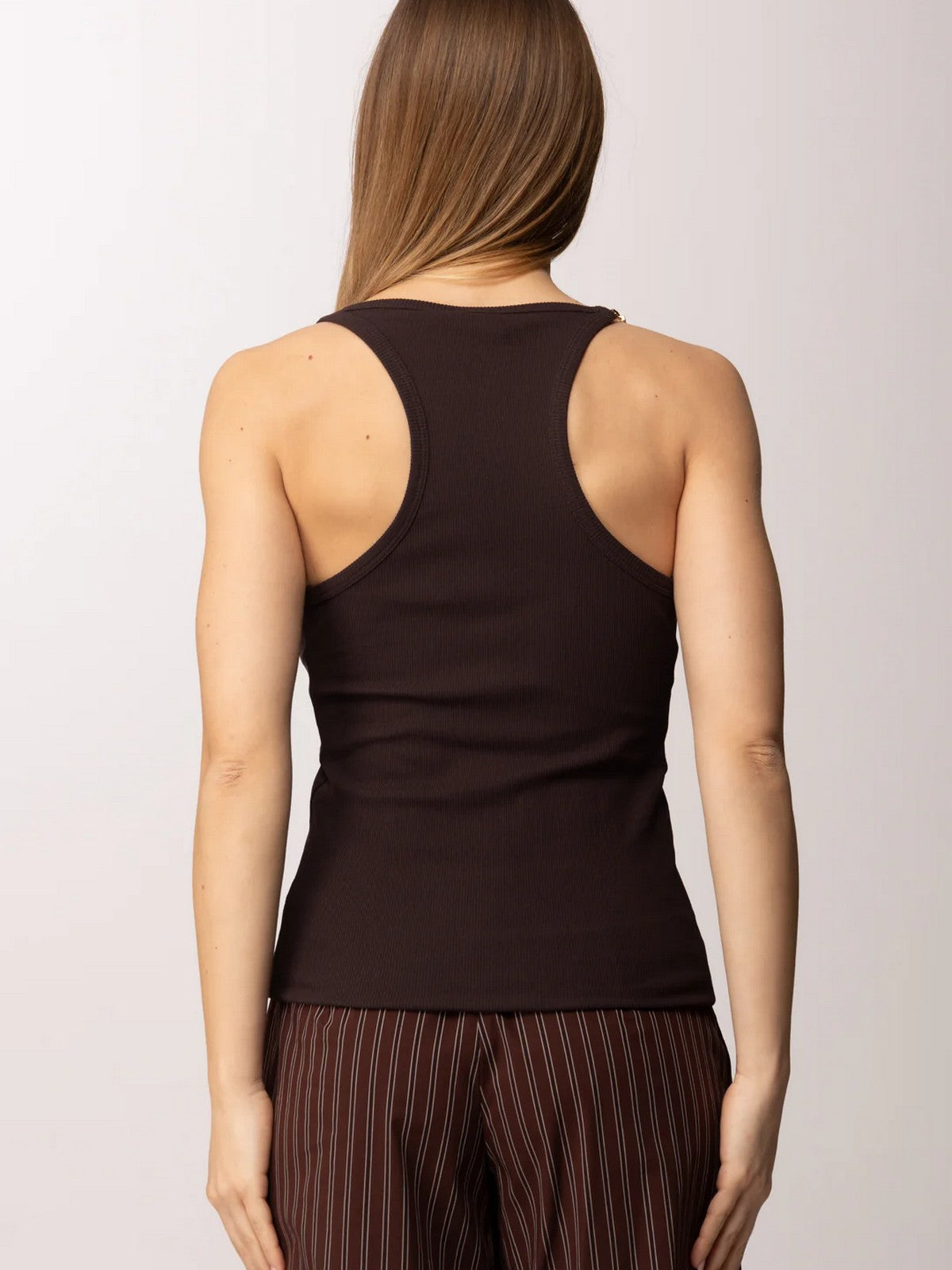 PINKO Canotta Donna CHARLENE CANOTTIERA 106633-A32C M28 Marrone