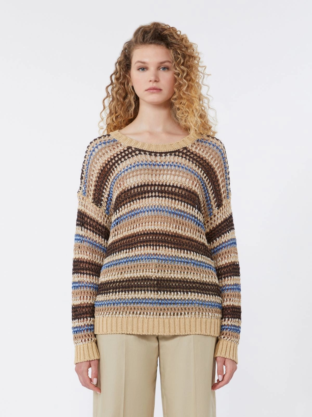 MAX MARA WEEKEND Maglia Donna WKDONIRICA 2615361152600 004 Marrone gioboutiqueweb