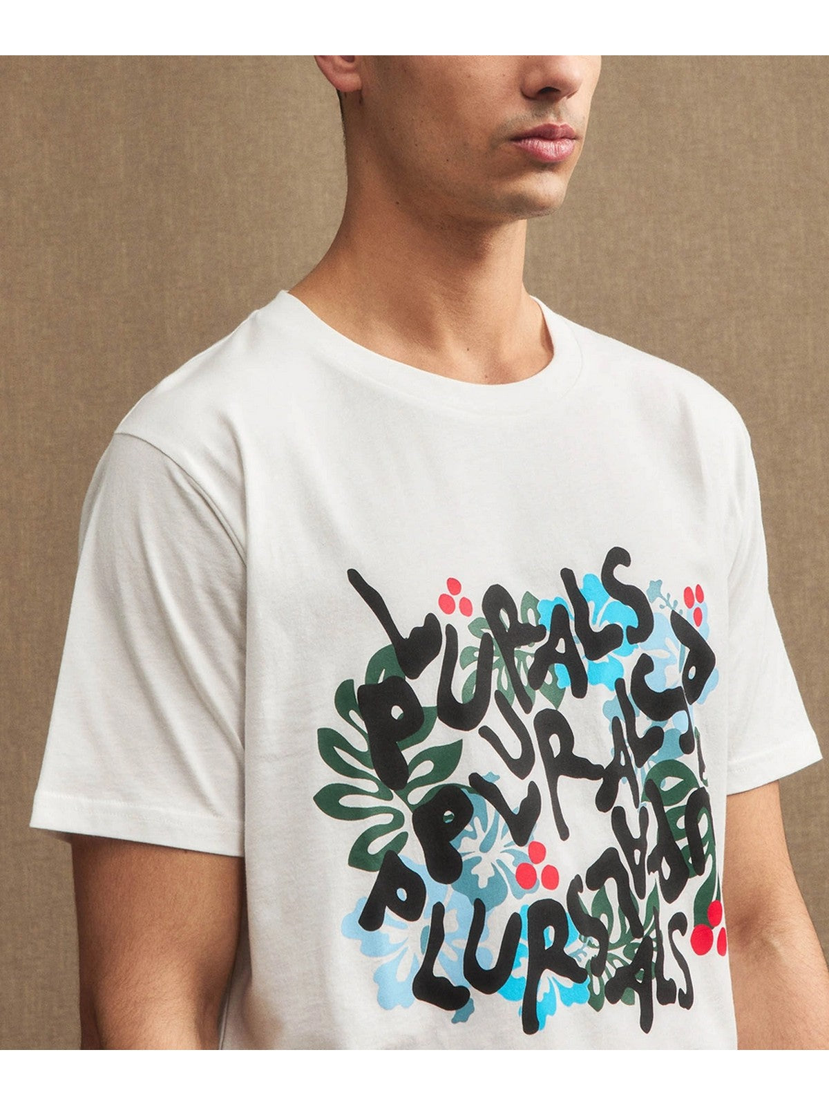 Peuterey T-Shirt und Herren Pole Tophino Print Reg Peu5201 99011969 730 Weiß