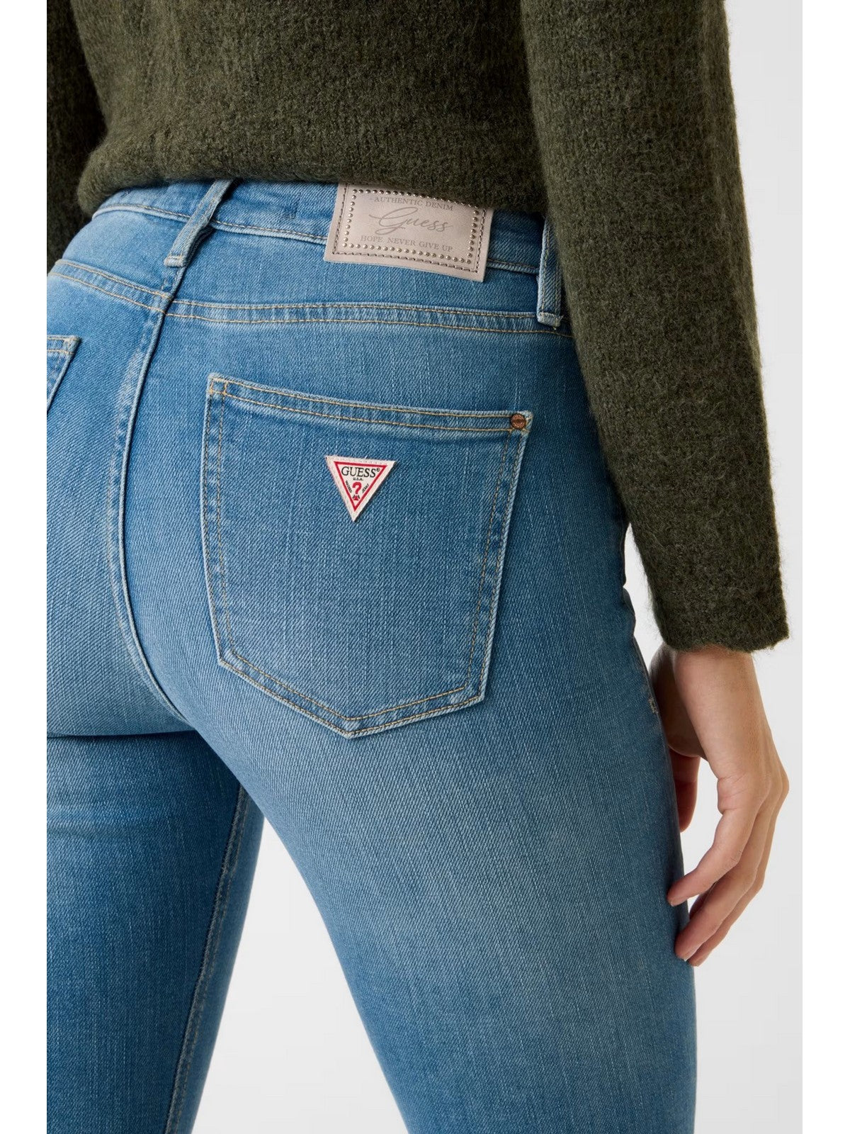 GUESS Jeans Donna SEXY FLARE W6RA0L D6882 SFWH SUNFLOWER BLISS WASH