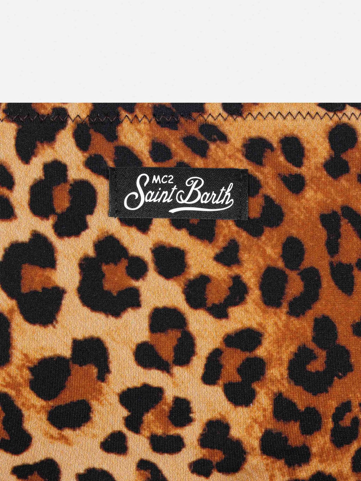 MC2 SAINT BARTH Costume da bagno Bambine e ragazze JAIDEN 00190L SAND LEOPARD 19