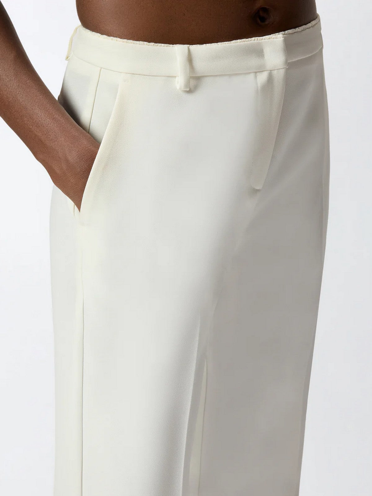 PINKO Pantalone Donna EUCALIPTO PANTALONE 106632-A32Z Z07 BIANCO SETA