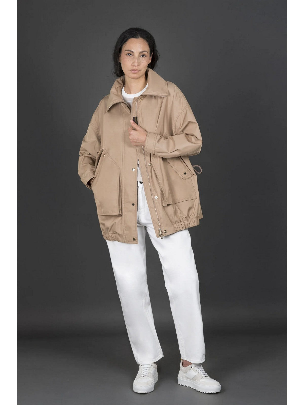 MOORER Caban Donna OLINDA-WCO MODPA100738 TEPA030 Marrone gioboutiqueweb