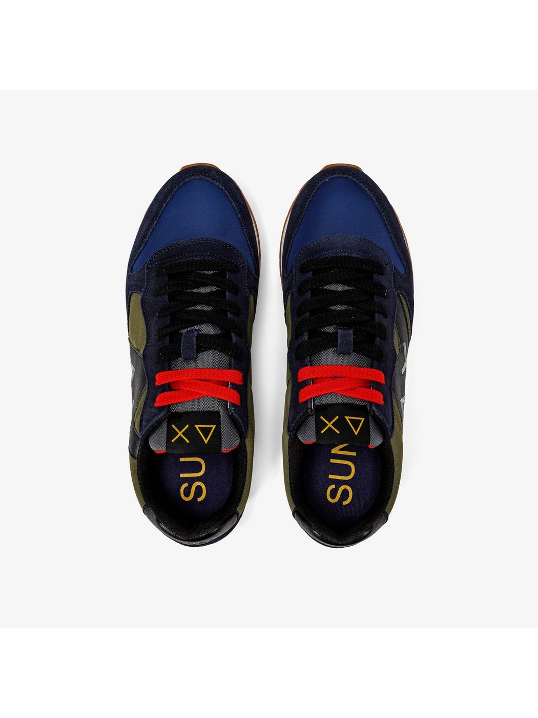 Sun68 Sneaker masculina Jaxi Bicolor Z42114 7407 Verde