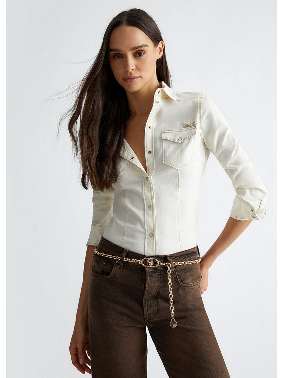 LIU JO ACCESSORIES Cintura Donna AF4318A0001 B1805 Oro gioboutiqueweb