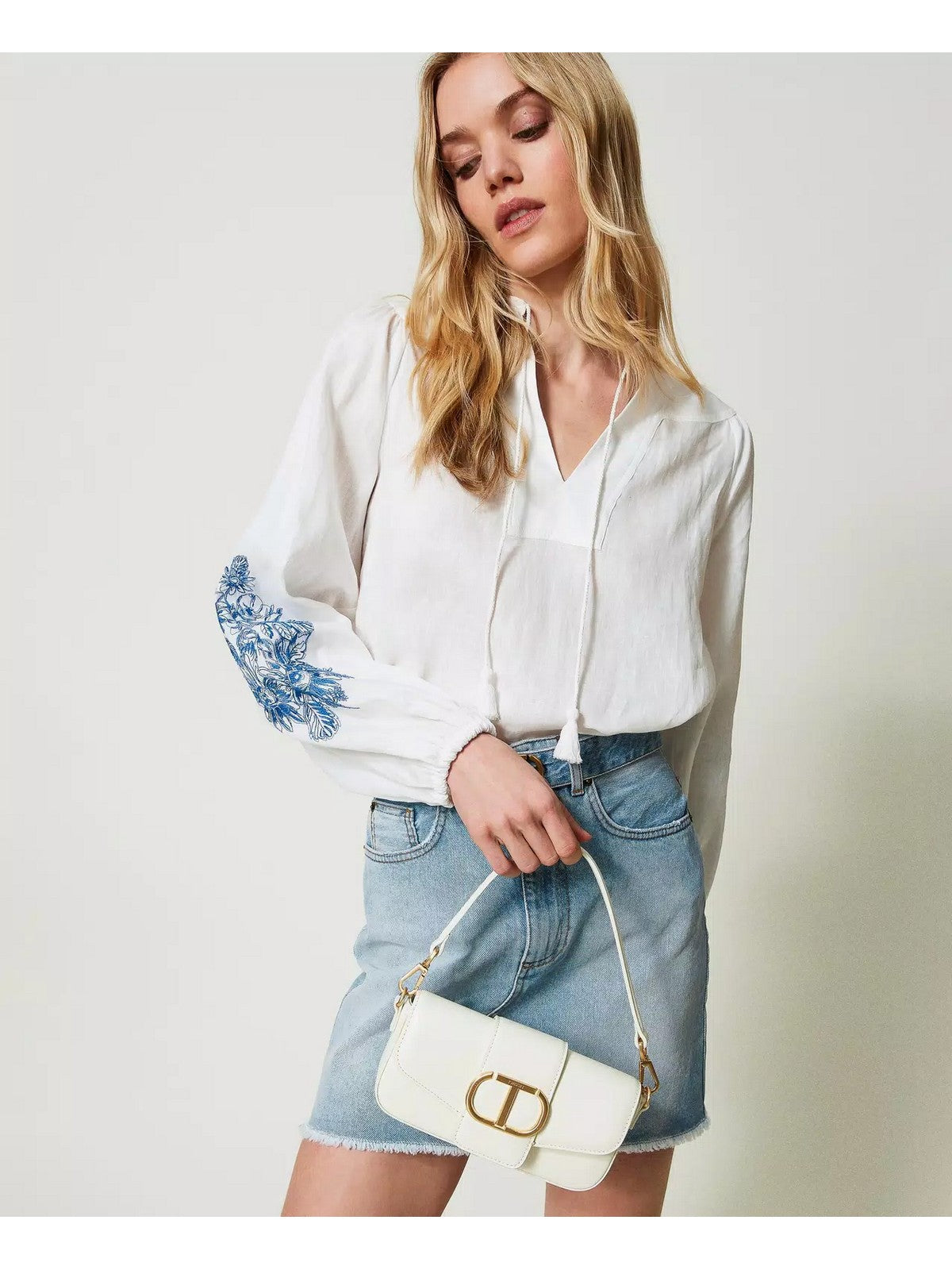 Twinset women's bag 241td8330 00282 white