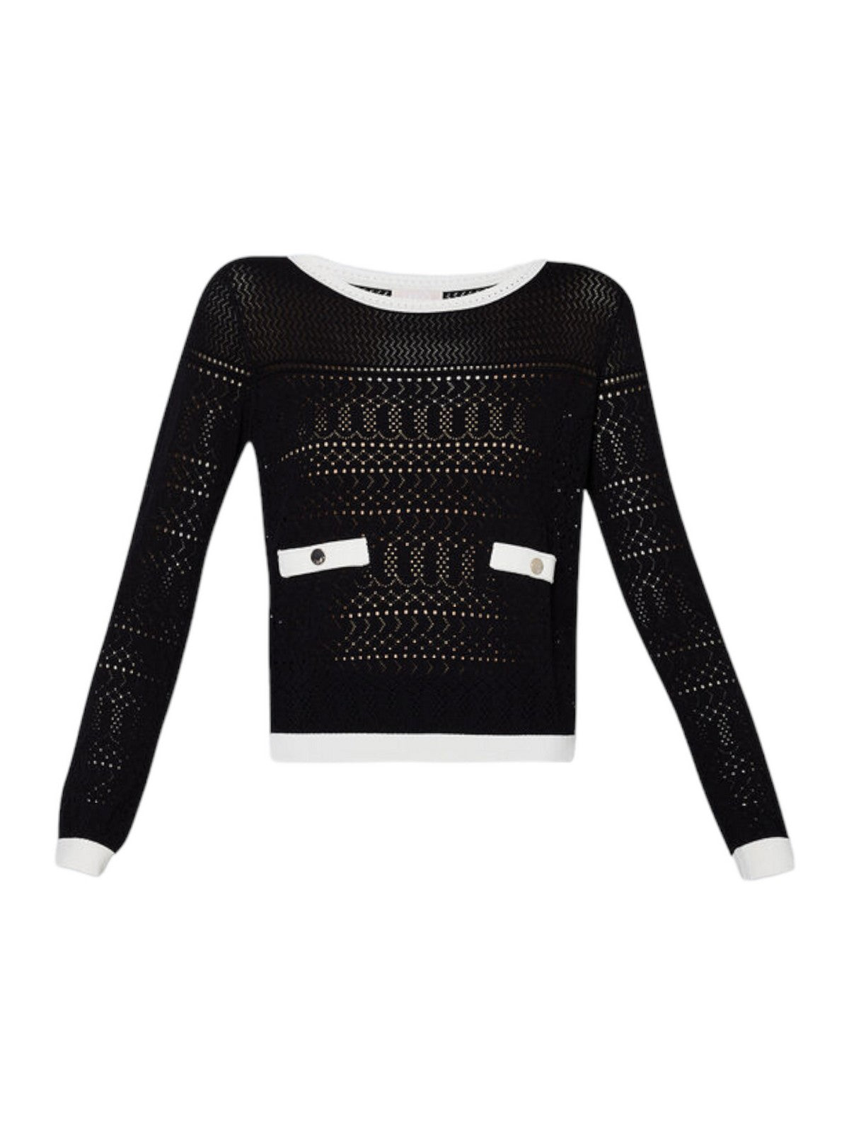 Liu Jo White Women's Shirt M4053ms52n C3415 Schwarz