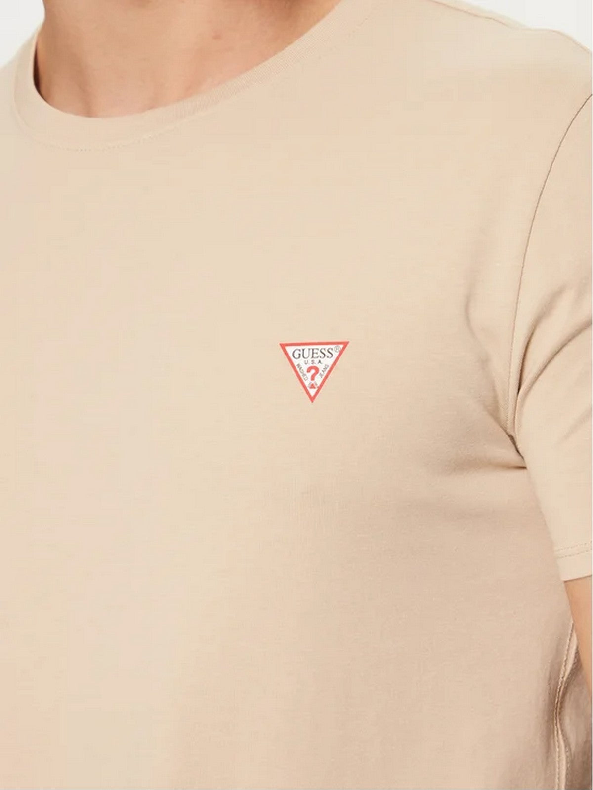 GUESS T-shirt Uomo CN SS CORE TEE STR M2YI24 J1314 G1DR NEUTRAL SAND gioboutiqueweb