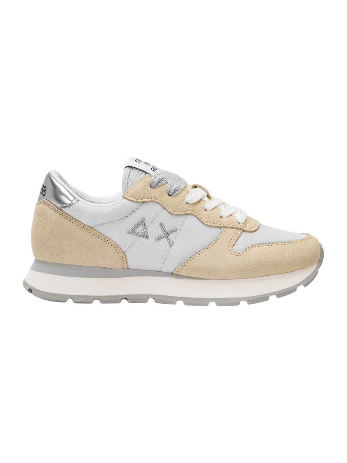 Sun68 Frauen Sneaker Ally Gold Silber Z34202 31 Weiß