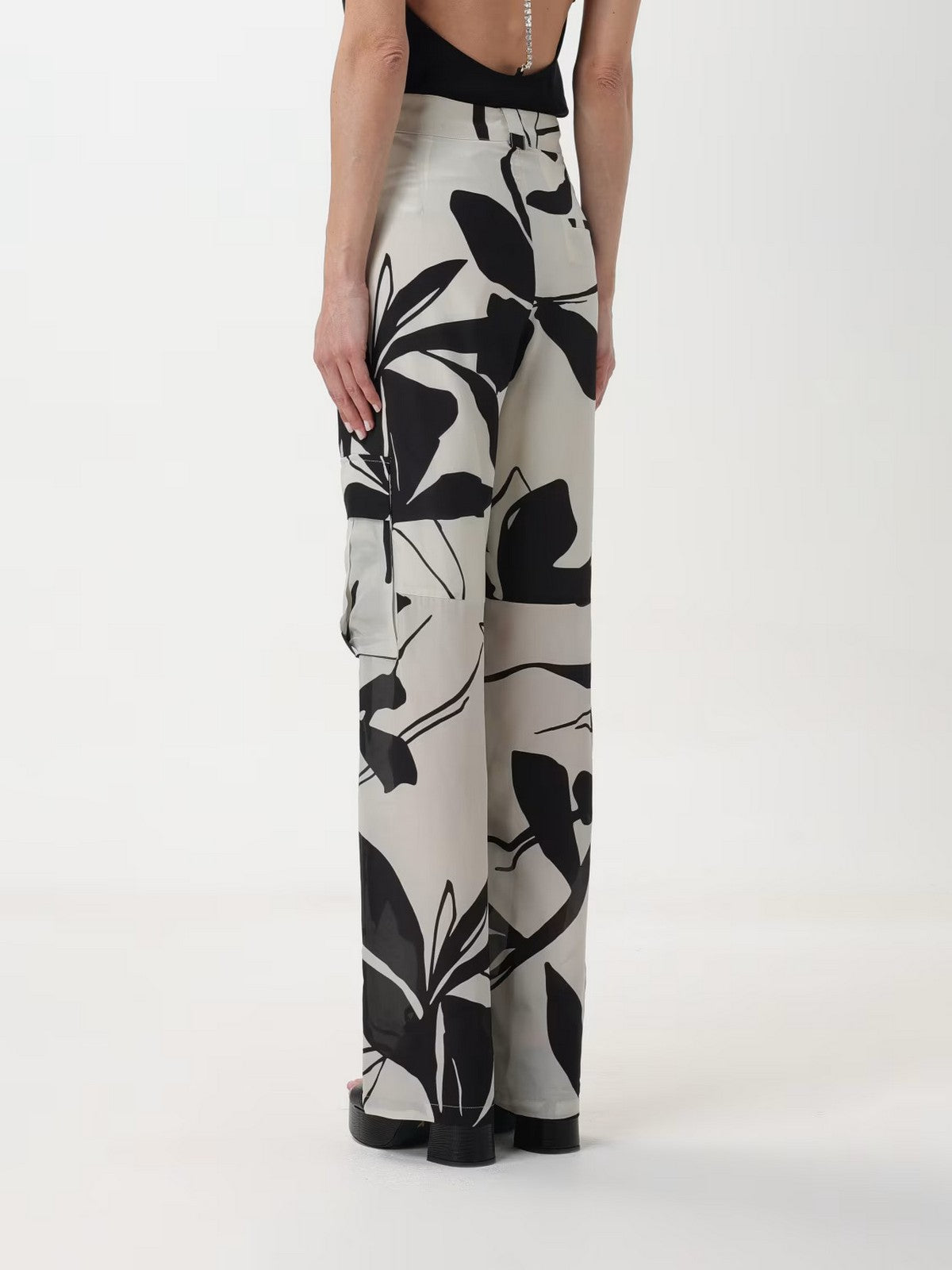 LIU JO BLACK Pantalone Donna CA4197T3598 N9027 Bianco