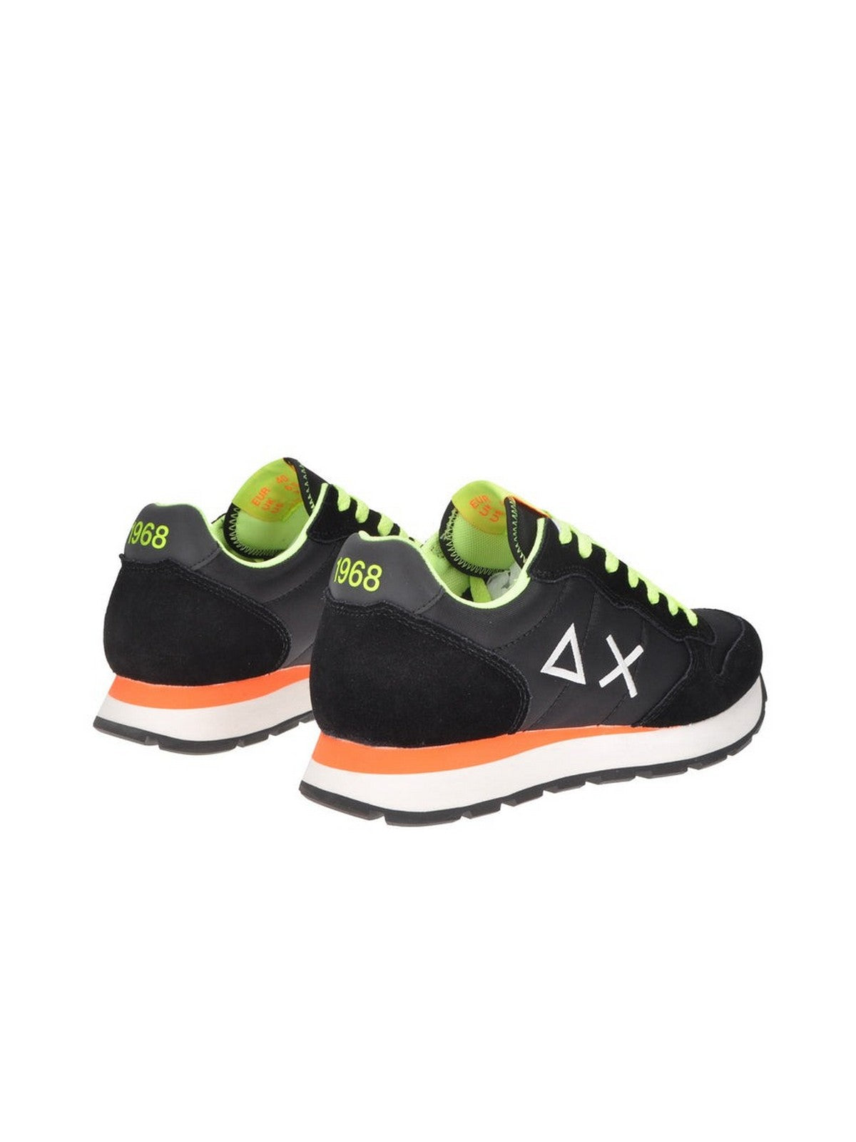 SUN68 Sneaker Uomo Tom fluo Z35102 11 Nero gioboutiqueweb