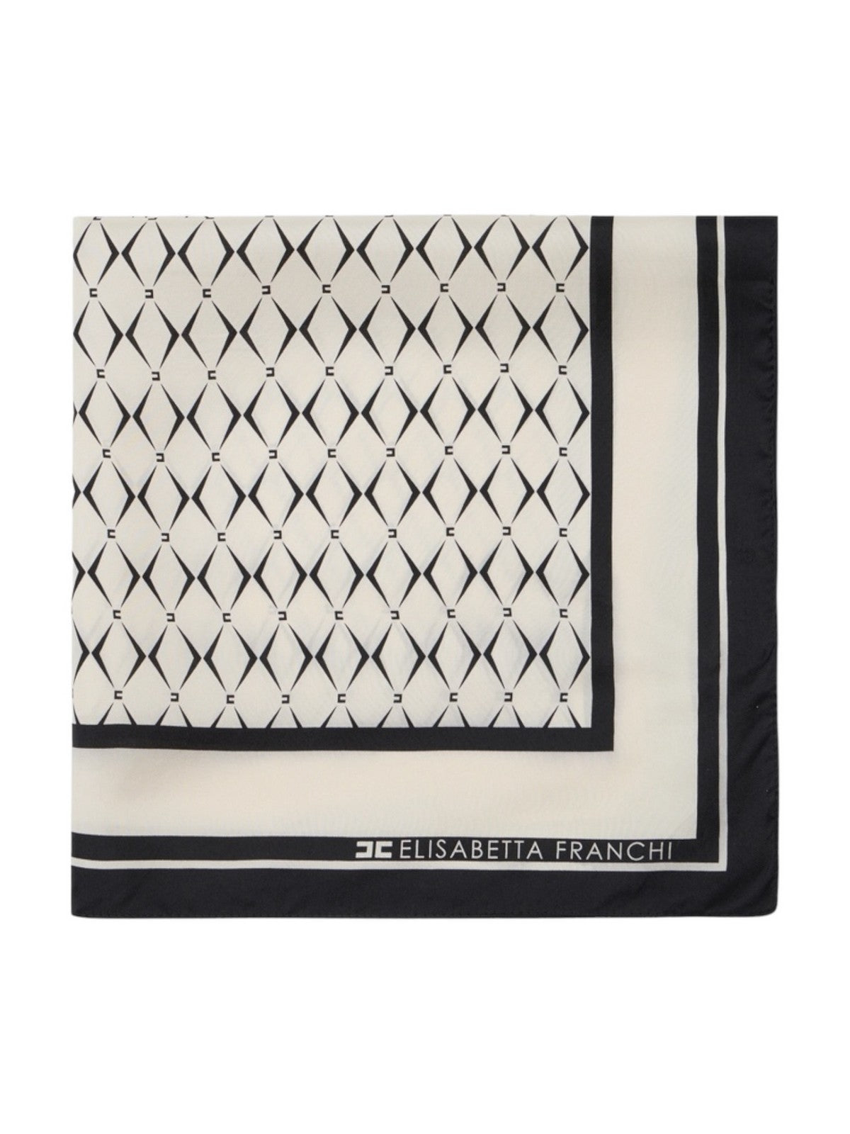 ELISABETTA FRANCHI Foulard Donna FO02L46E2 E84 Bianco gioboutiqueweb